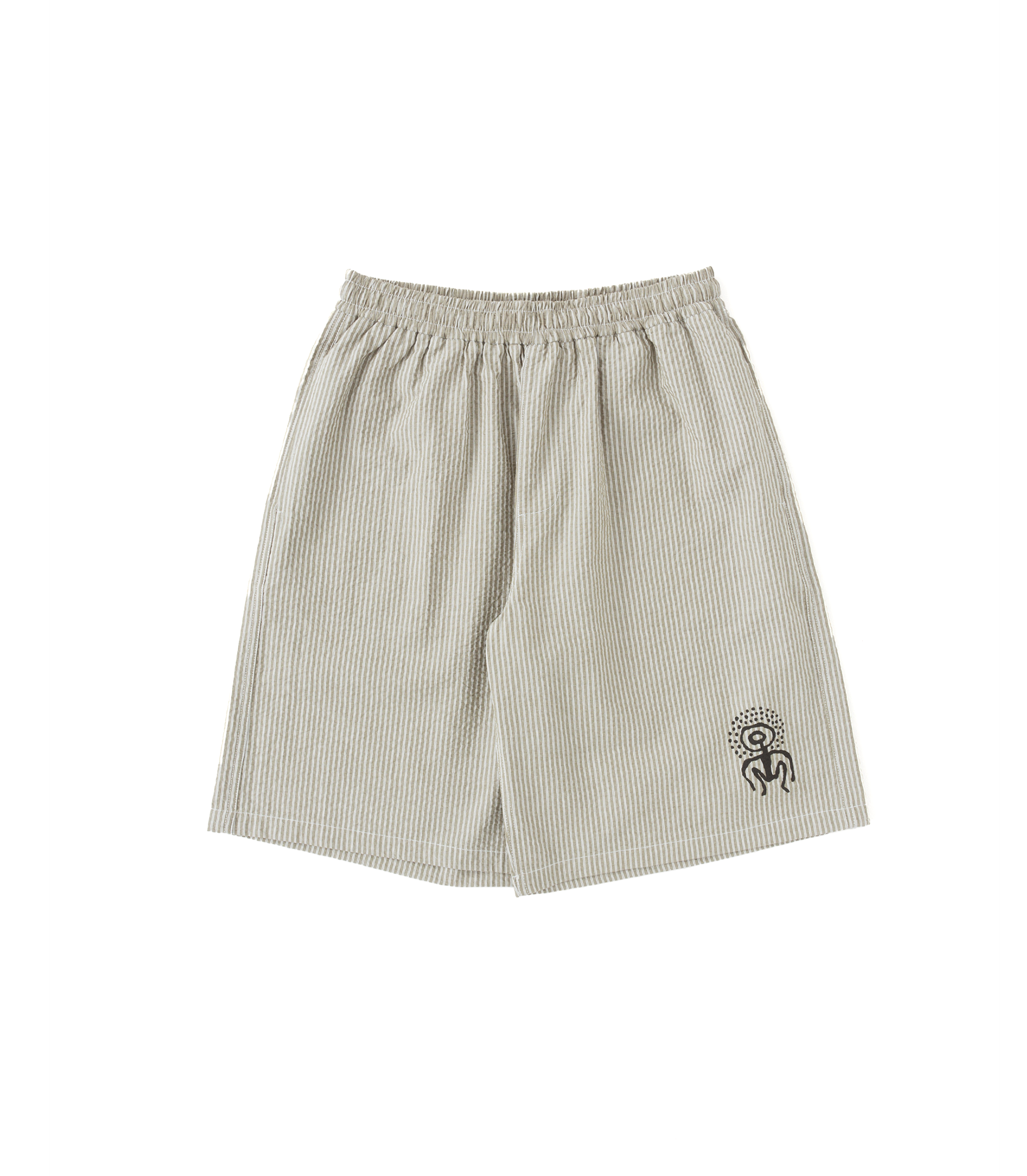 Storyteller Shorts - Green Stripe