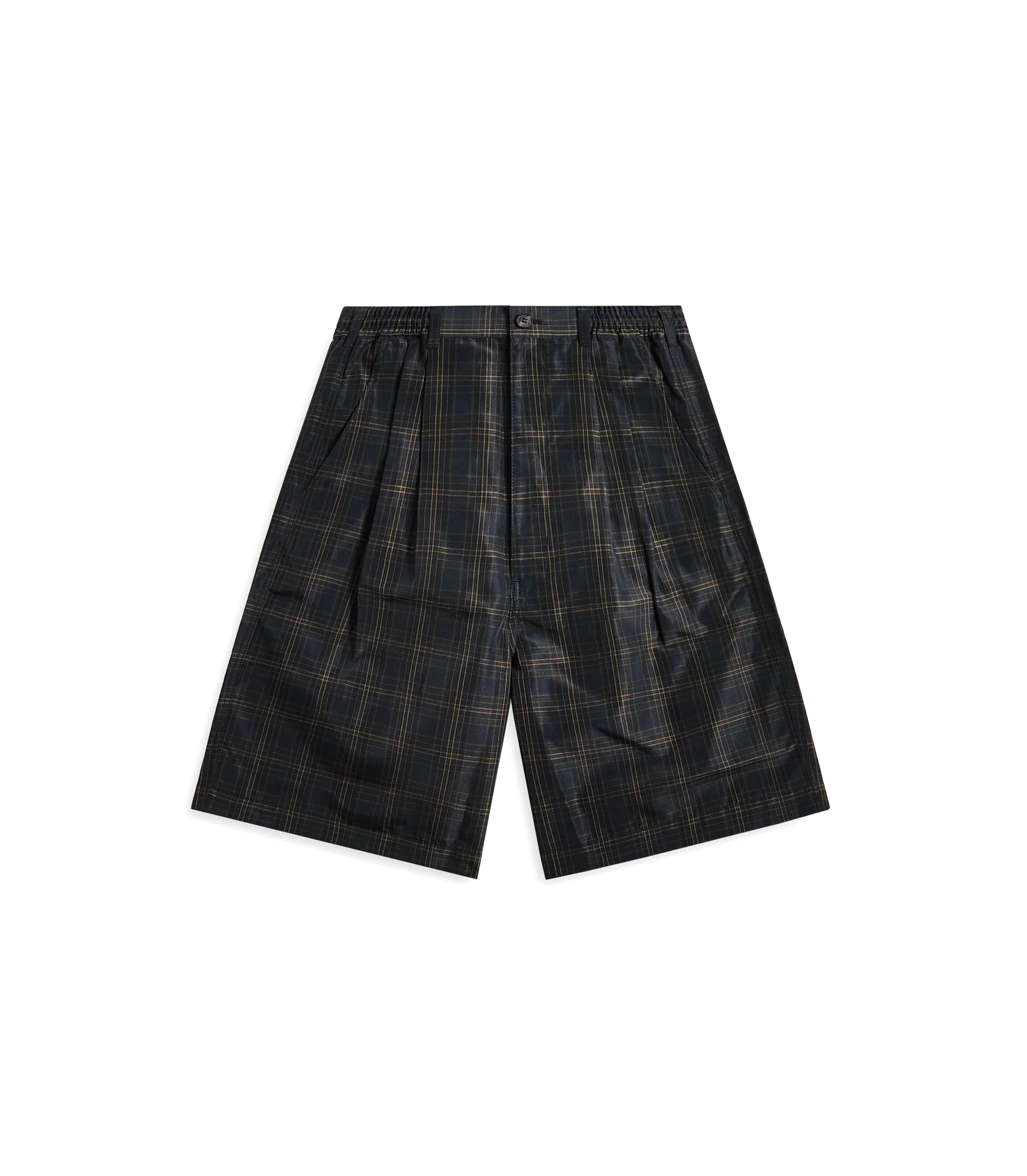 Check Shorts - Khaki