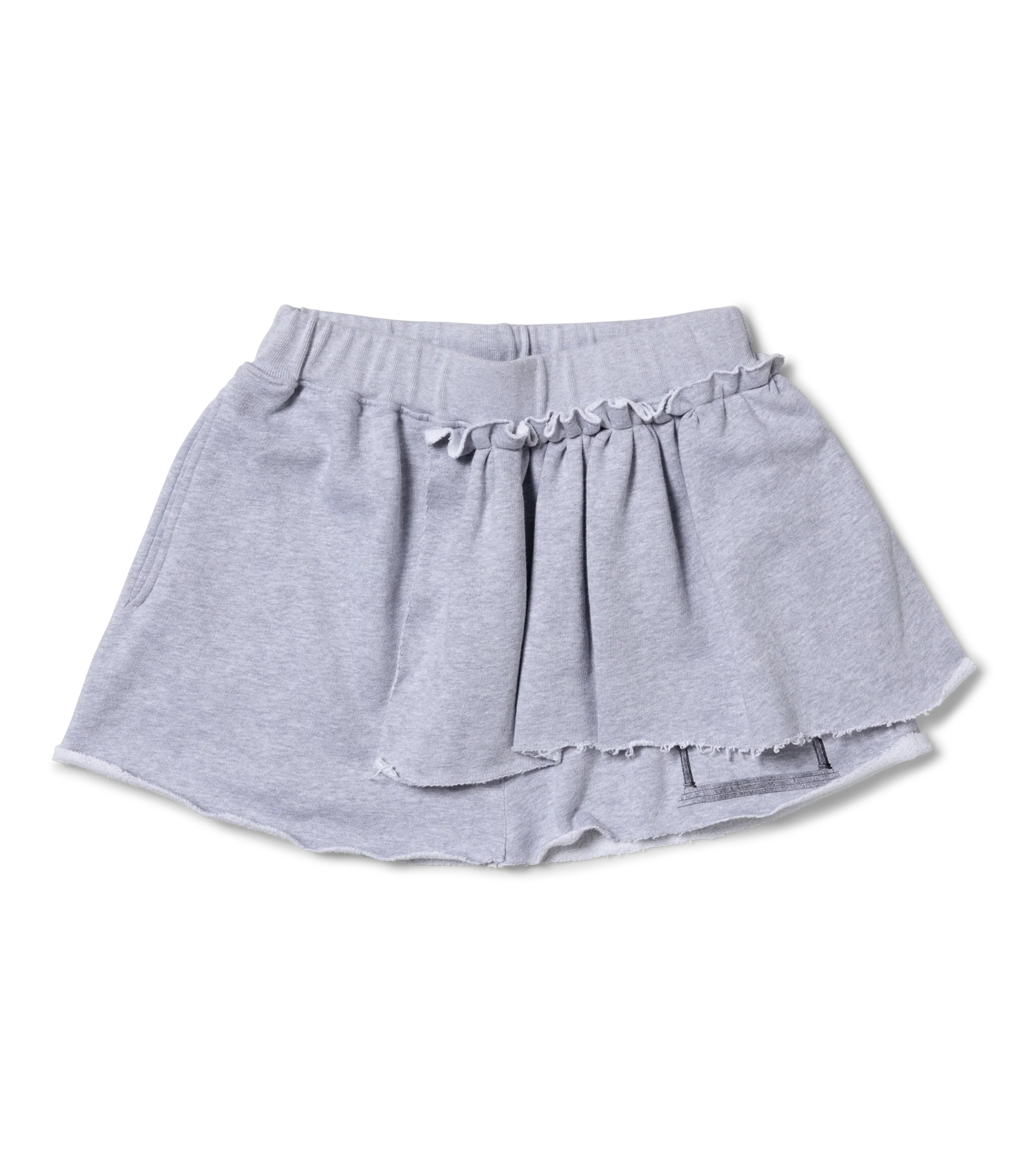 Ancient Temple Rara Mini Sweatskirt - Grey Marl