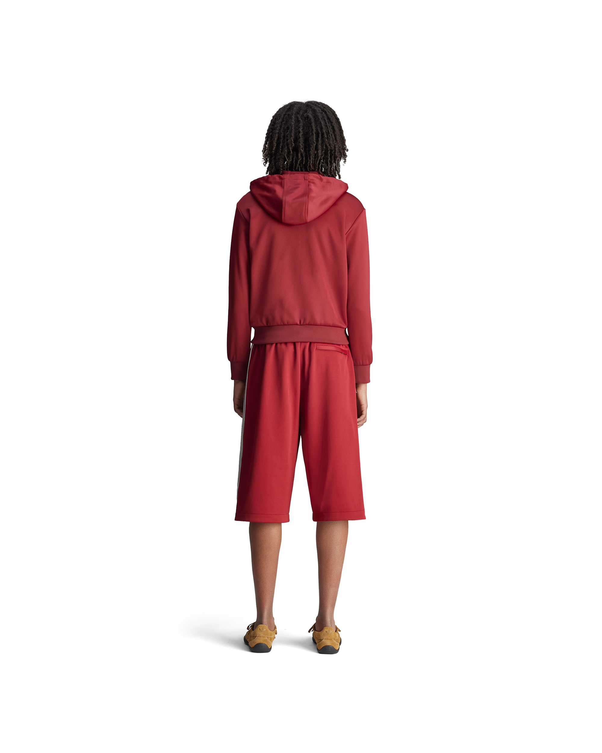 Wales Bonner Track Shorts - Collegiate Burgundy