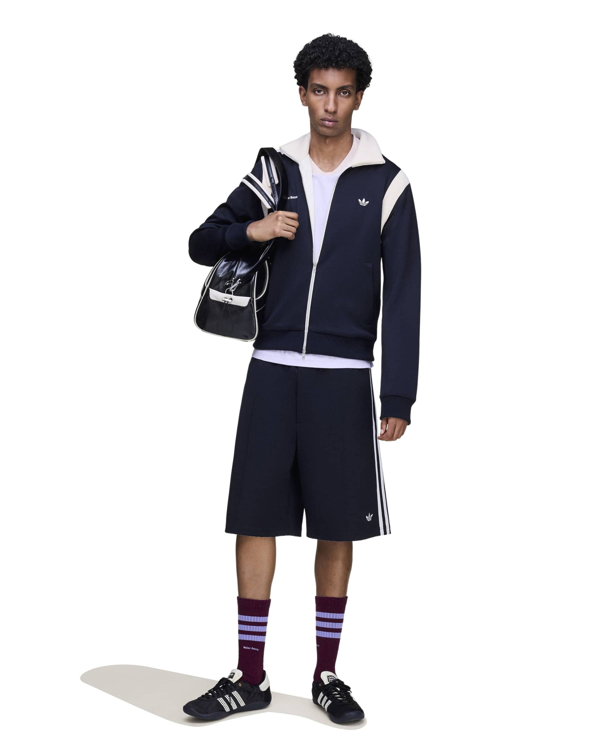 Wales Bonner Twill Short - Blue