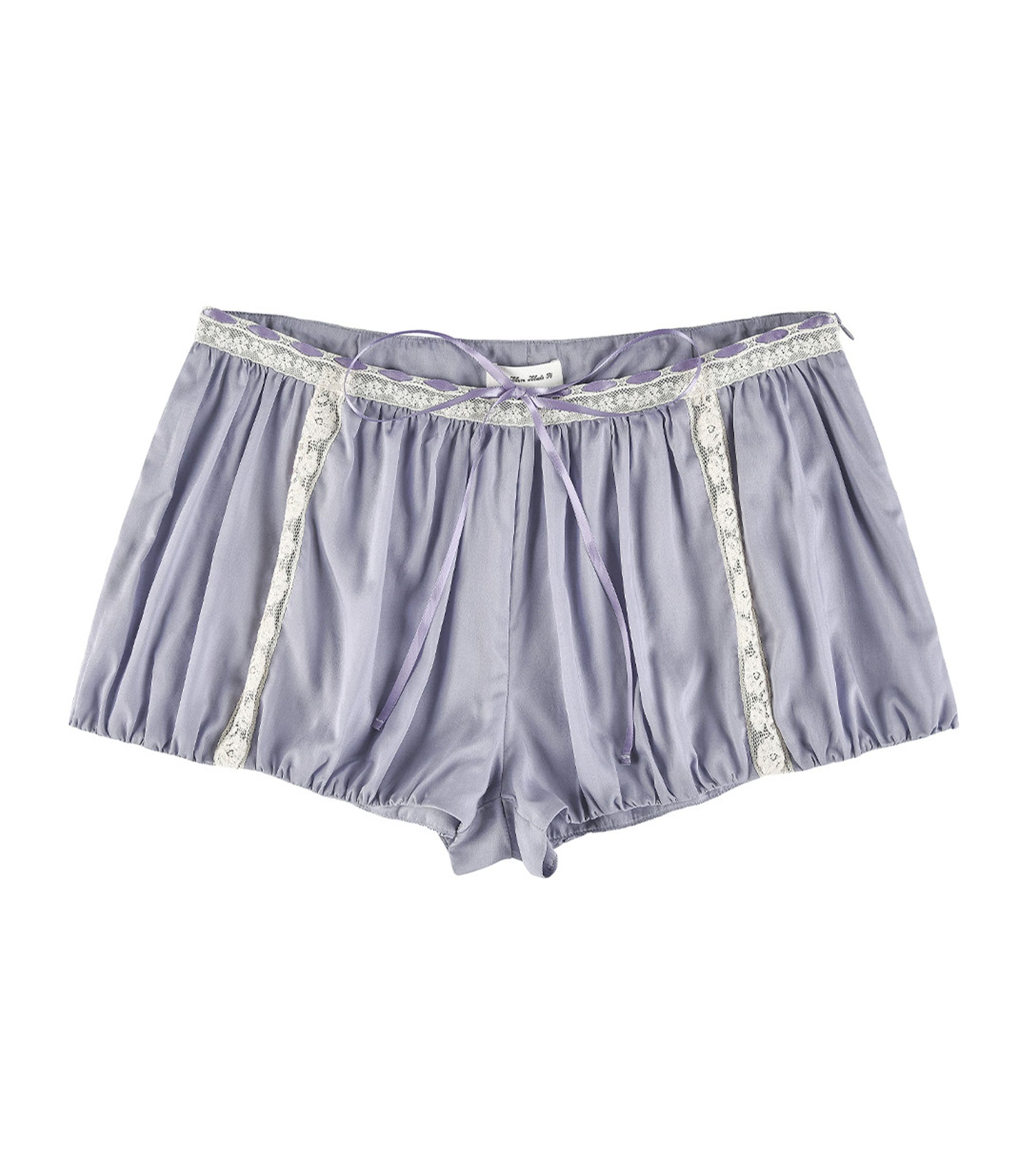 Lace Ribbon Shorts - Wisteria
