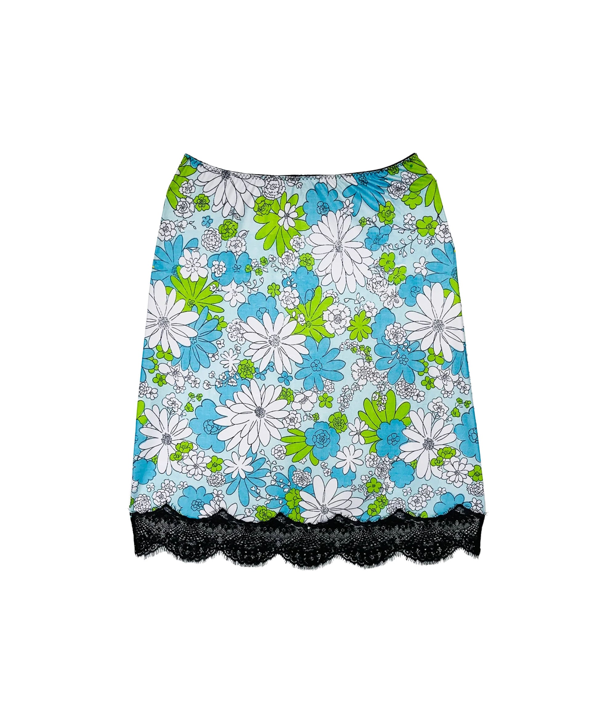 Print Slip Skirt - Floral