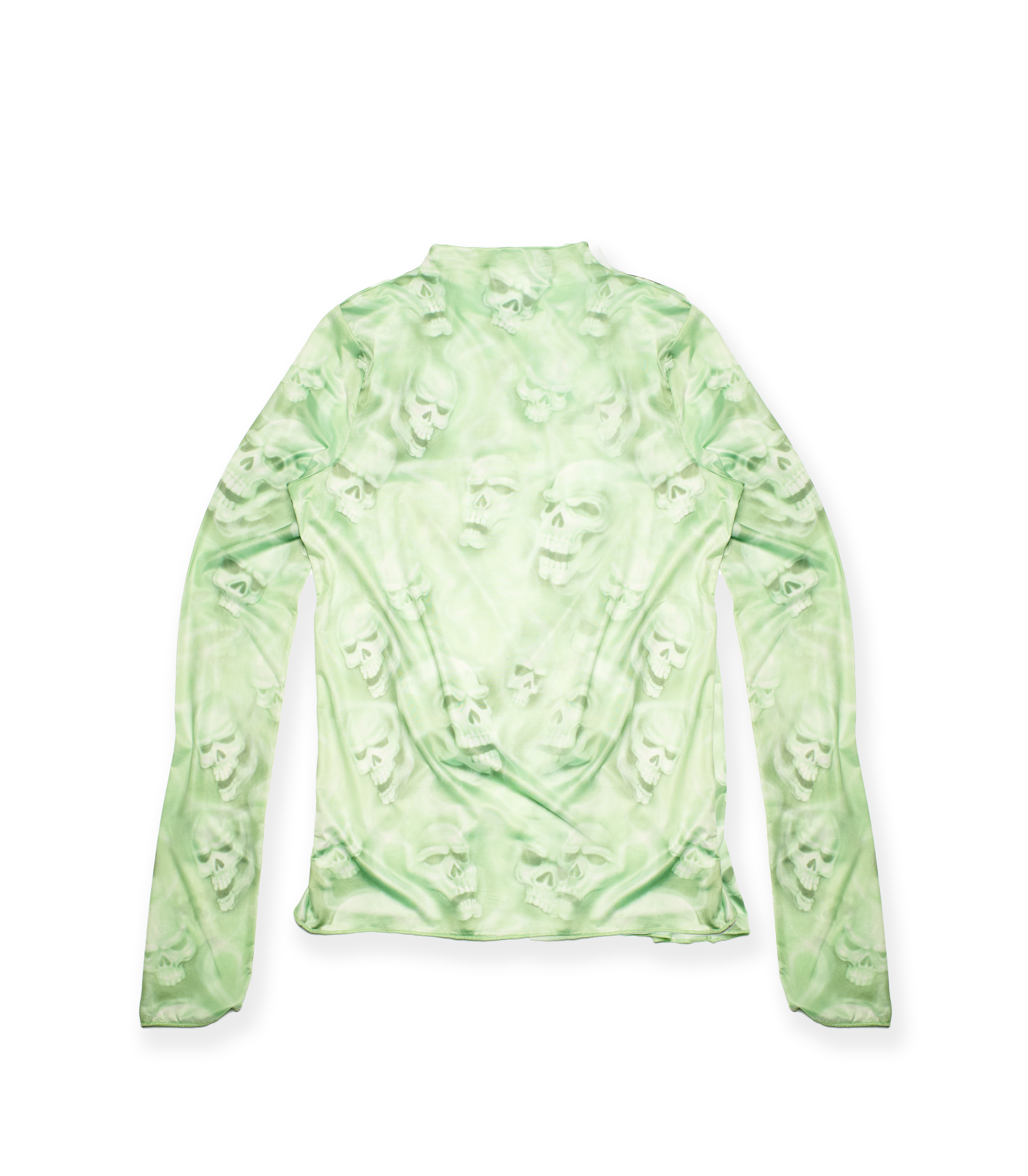 Barb L/S -Green Skull