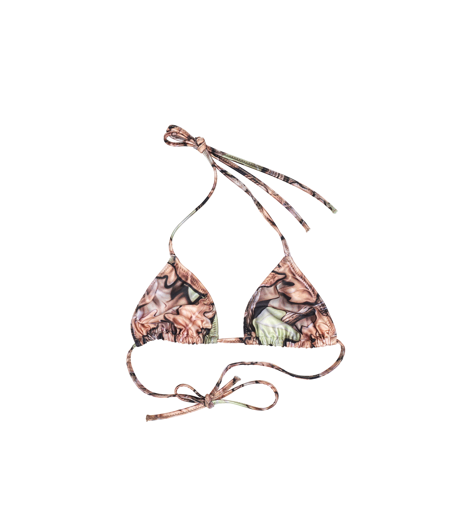 Cam Bikini Top - Leaf