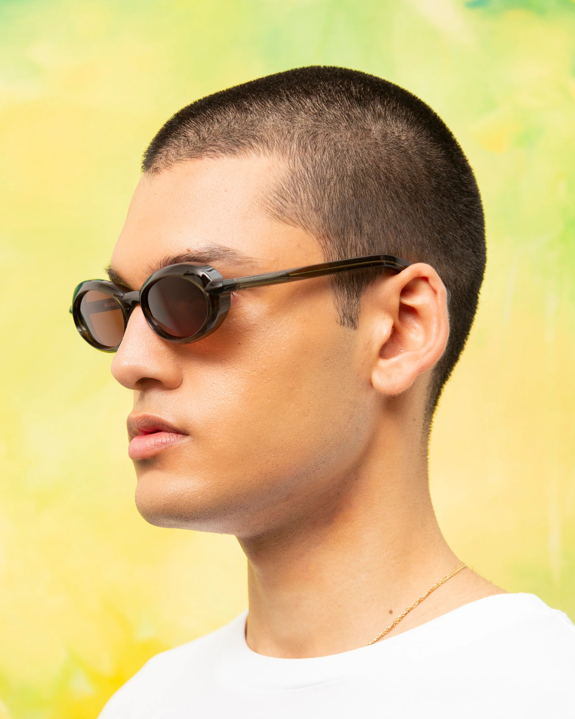 SUB013 - Transparent Green / Brown