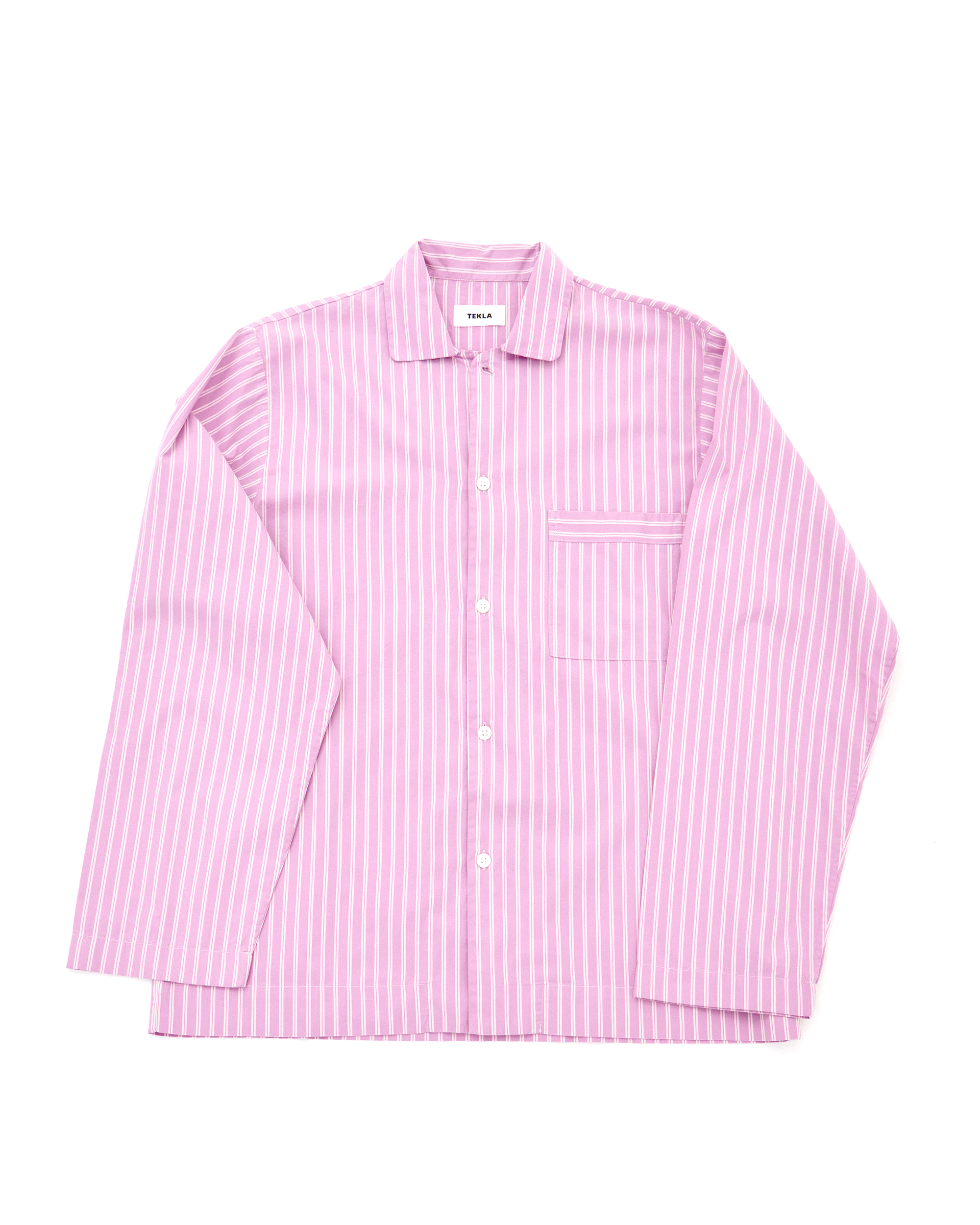 Sleepwear (Poplin) Pyjama L/S Shirt - Purple Pink