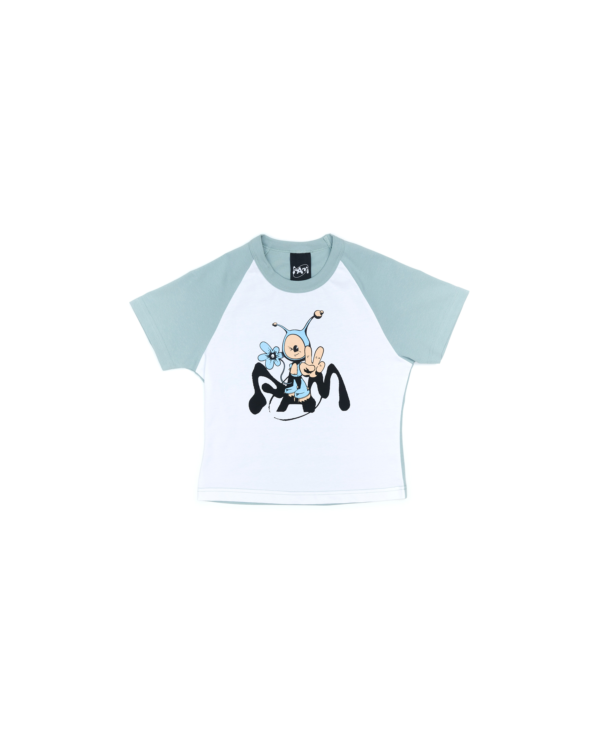 Marpi Raglan Baby Tee - Multi