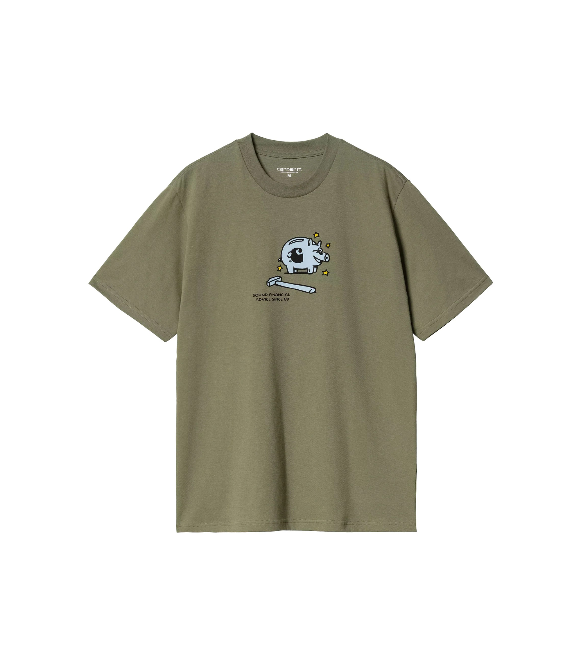 S/S Piggybank T-Shirt - Dollar Green