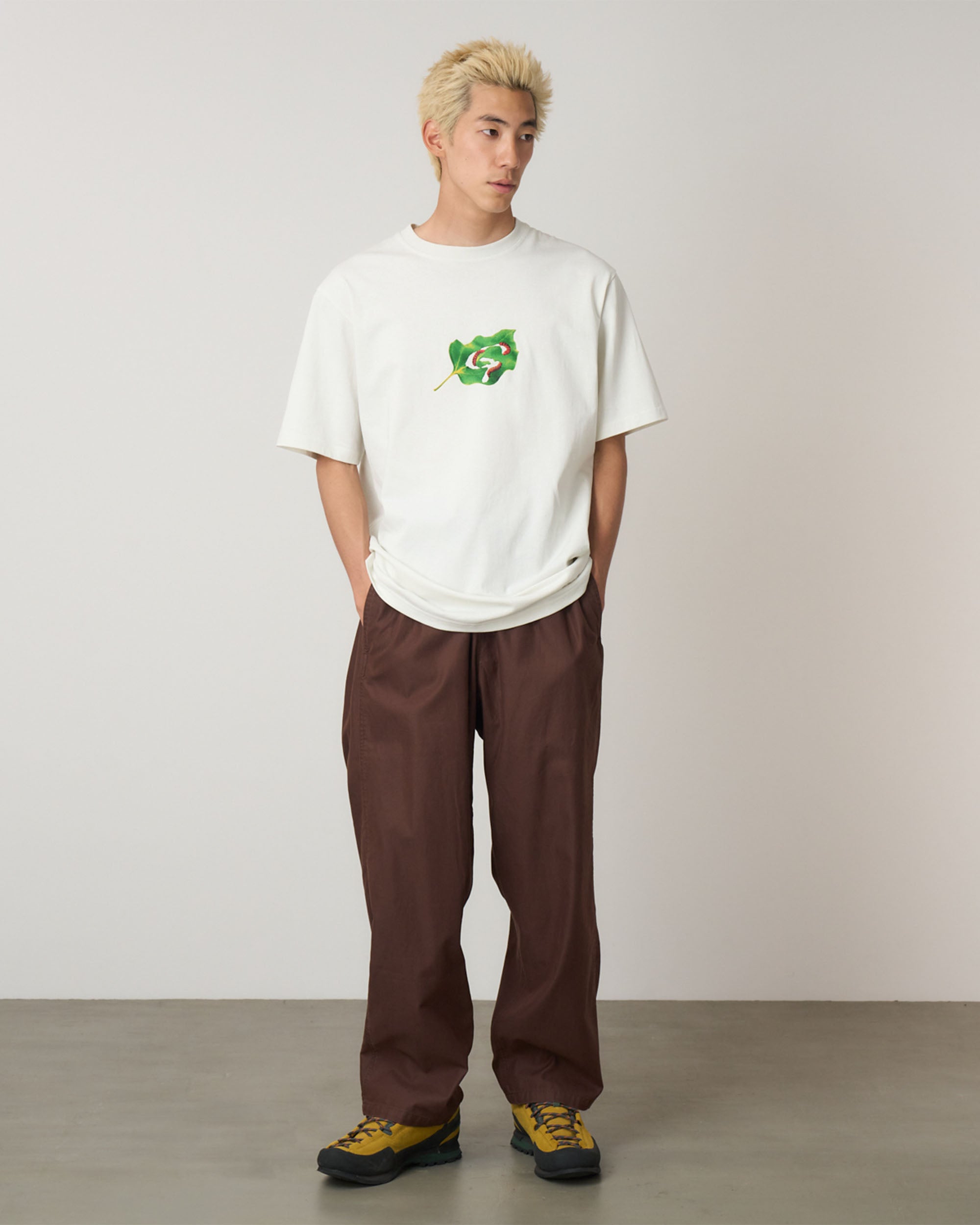 Leaf T-Shirt - Vintage White