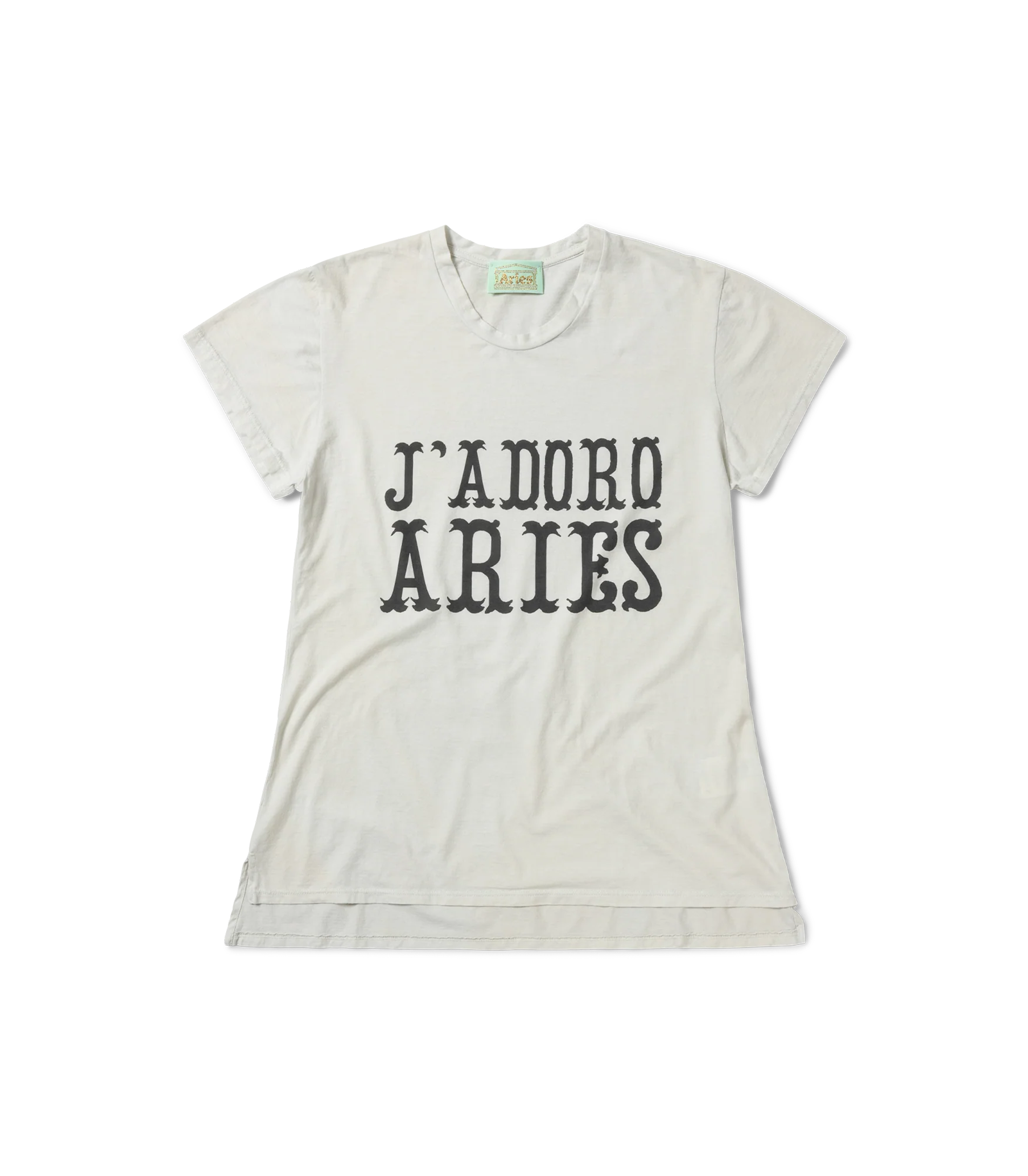 J'adoro Western Cap Sleeve T-Shirt - Off White