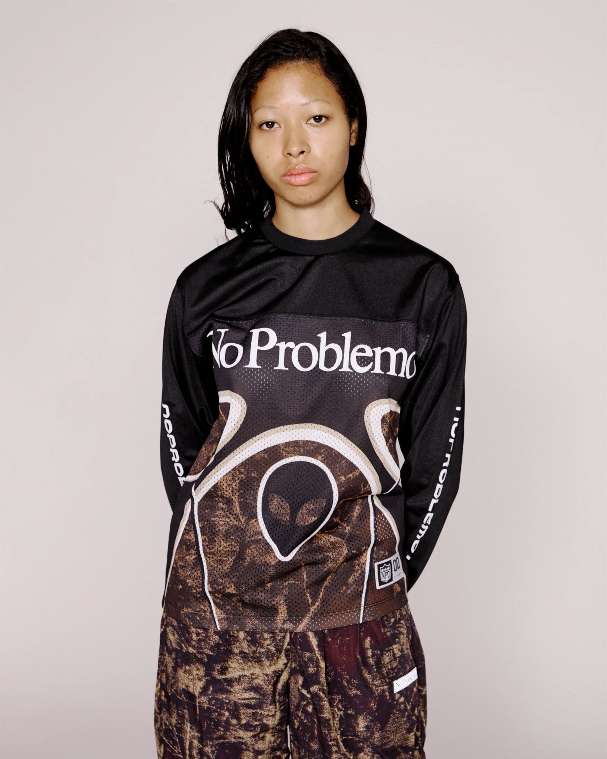 Alien L/S Moto Shirt - Black