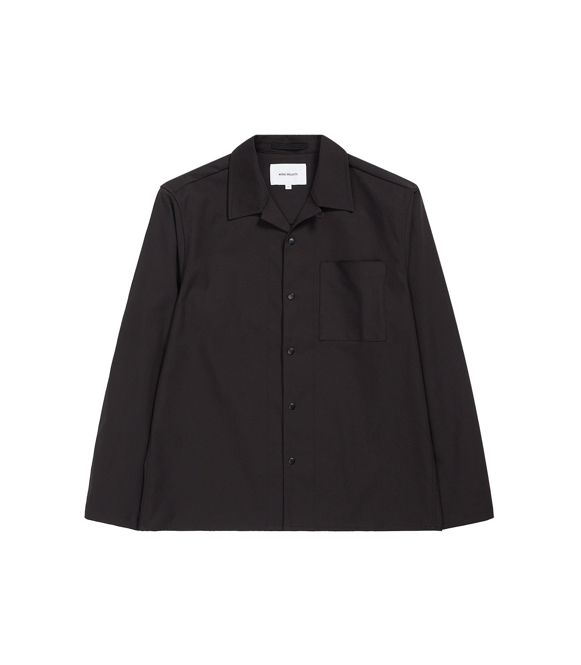 Carsten Solotex L/S Twill Shirt - Black