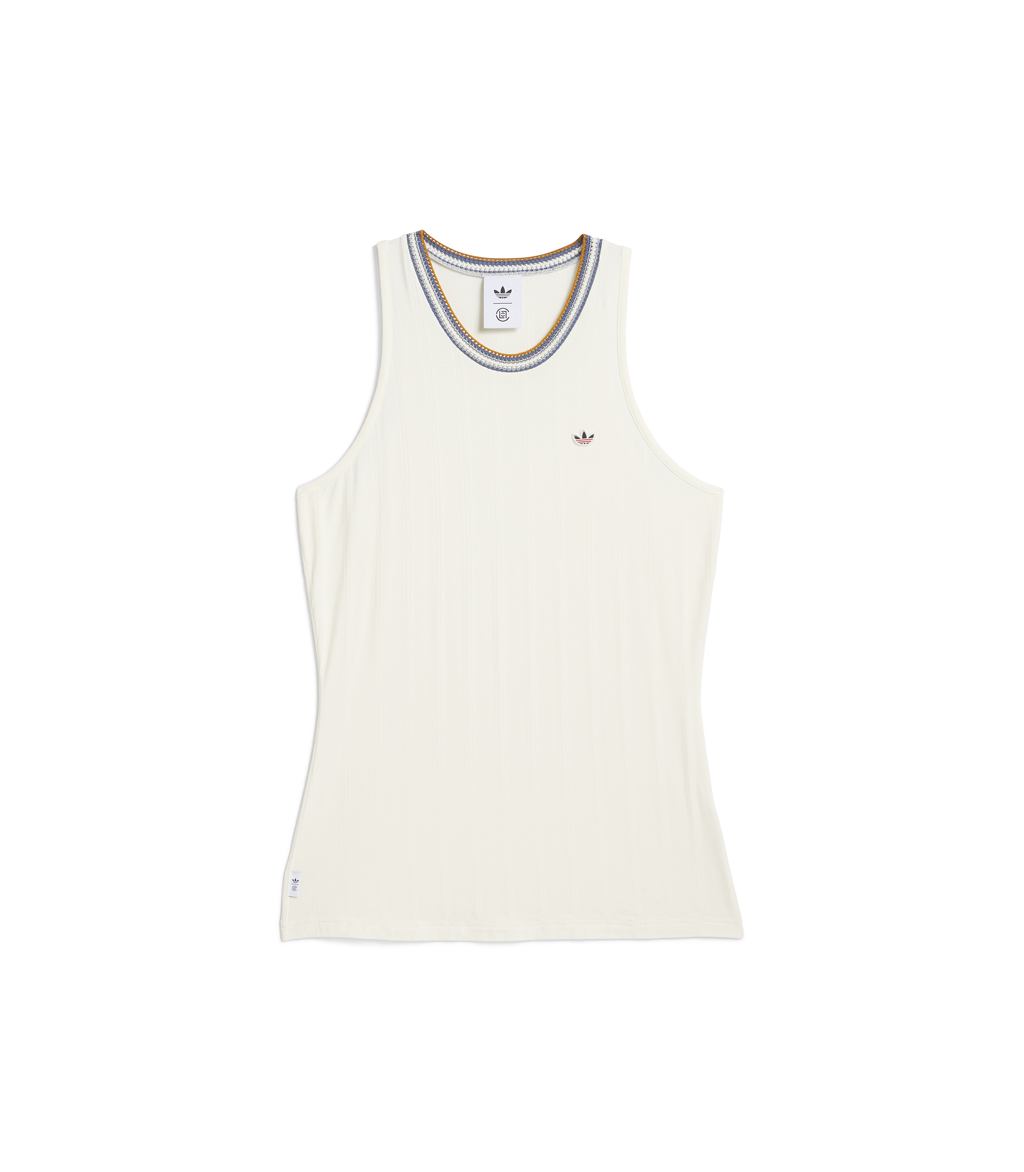 CLOT Knit Collar Tank - Cream