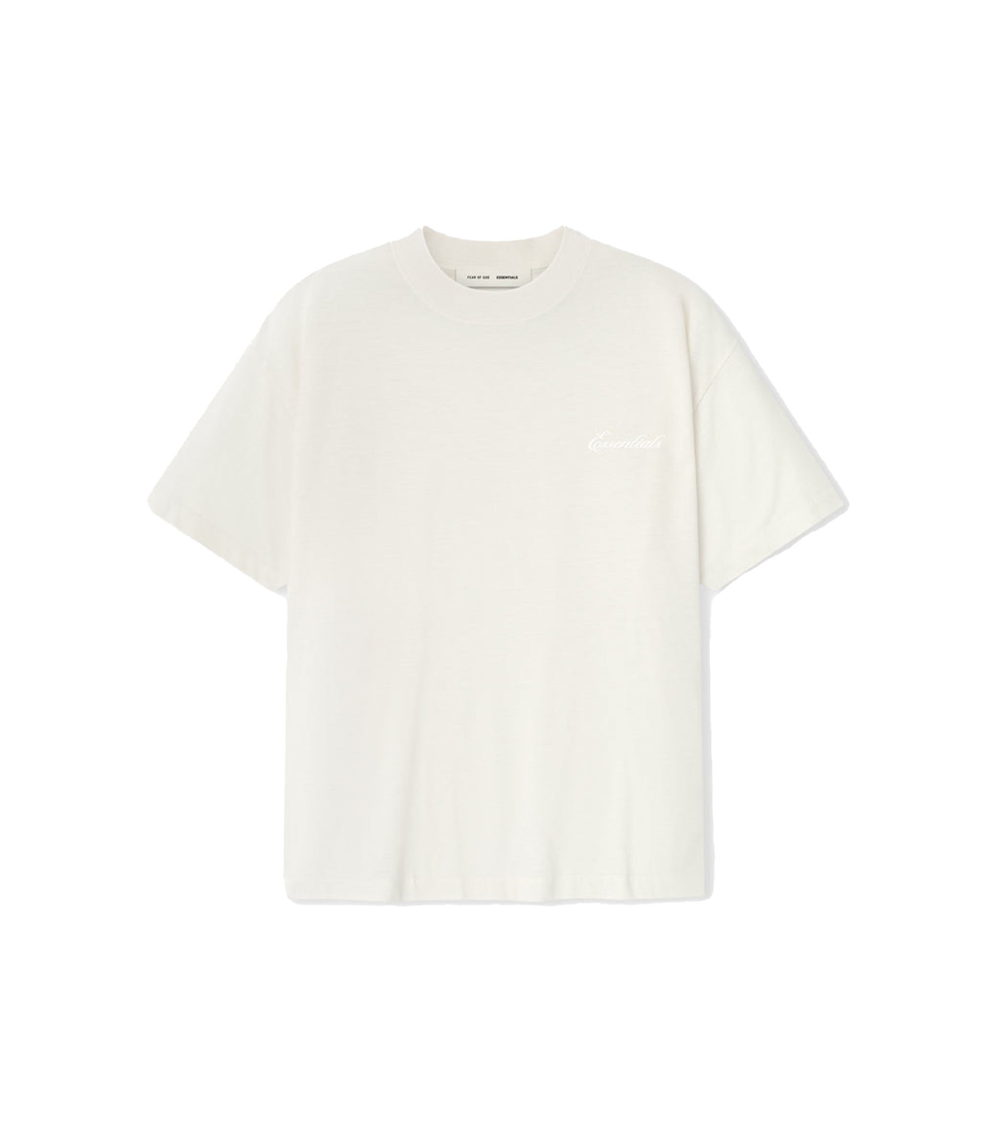 Embroidered Essential Tee - Ivory
