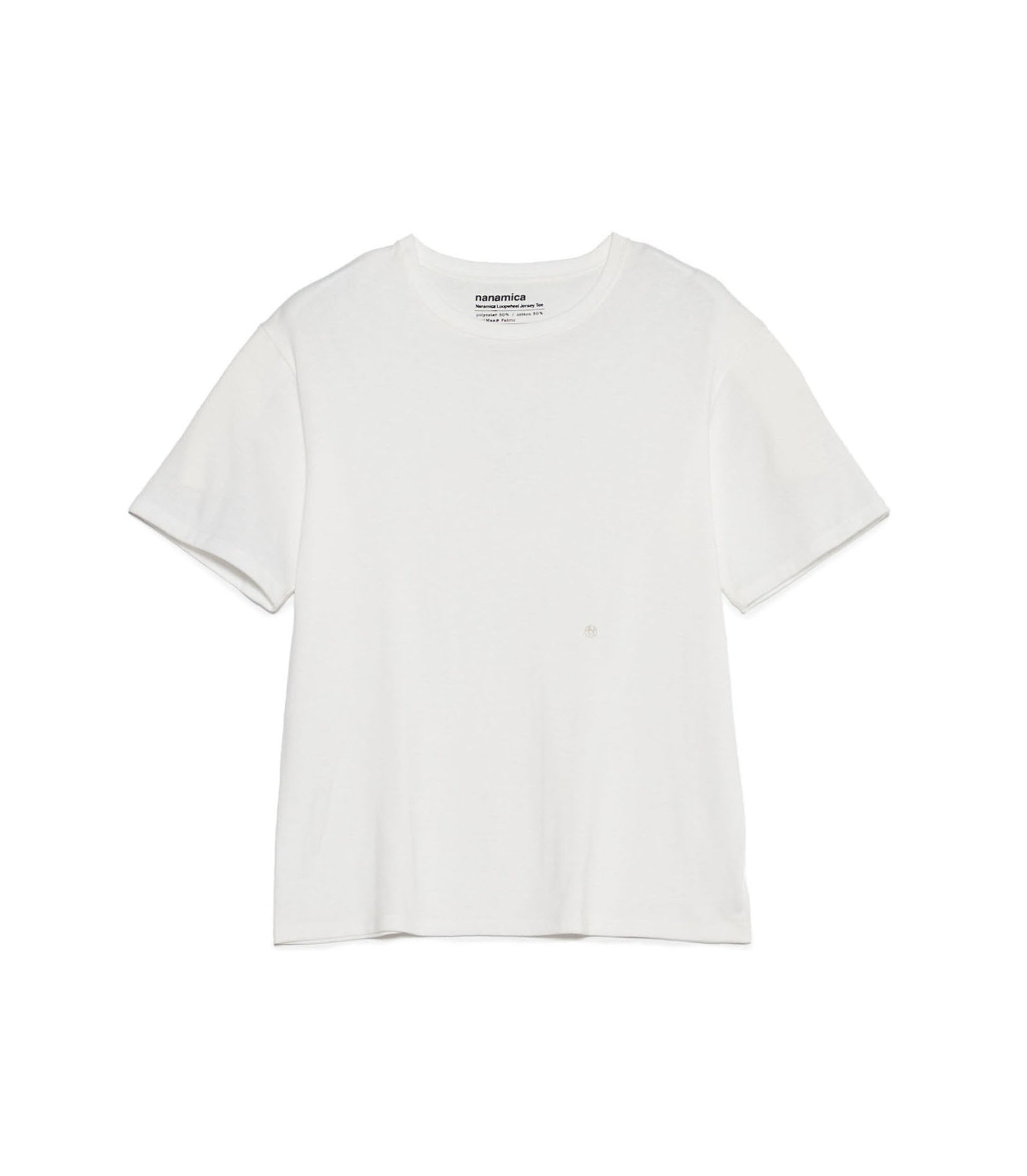 Loopwheel COOLMAX Jersey T-Shirt - White