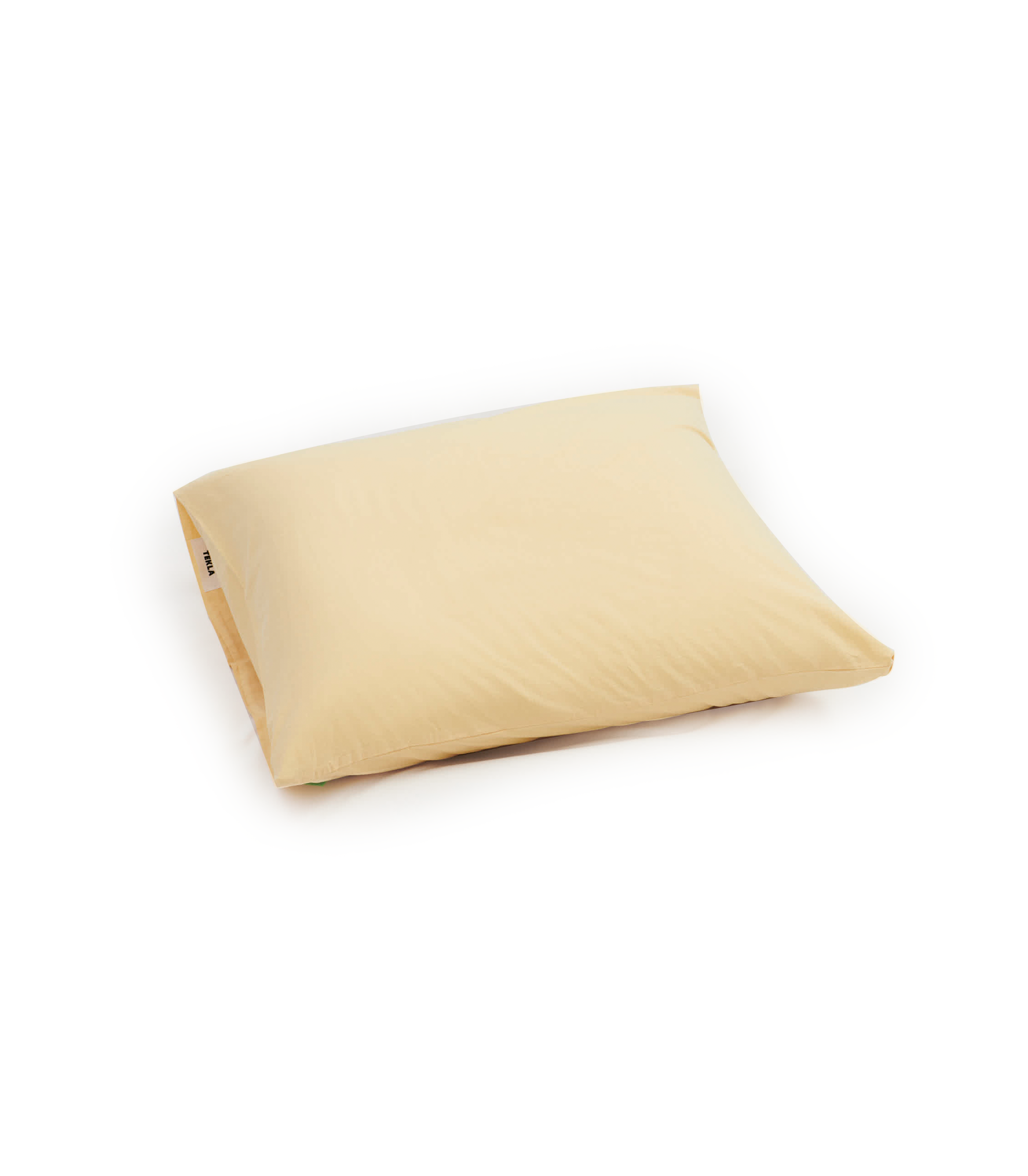 Organic Cotton Percale Pillow Cases - Sun Bleached Yellow