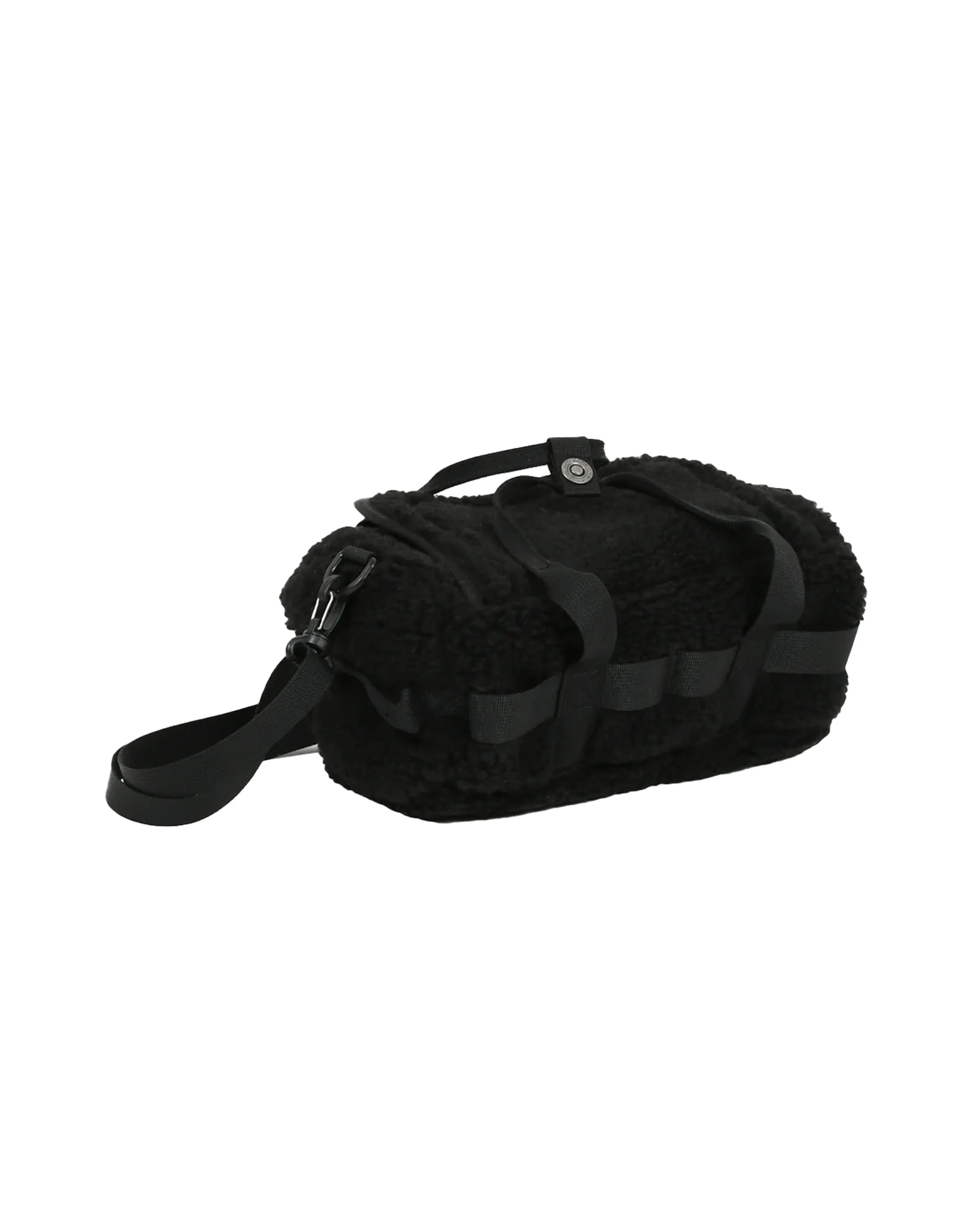 High Pile Shoulder Bag - Black