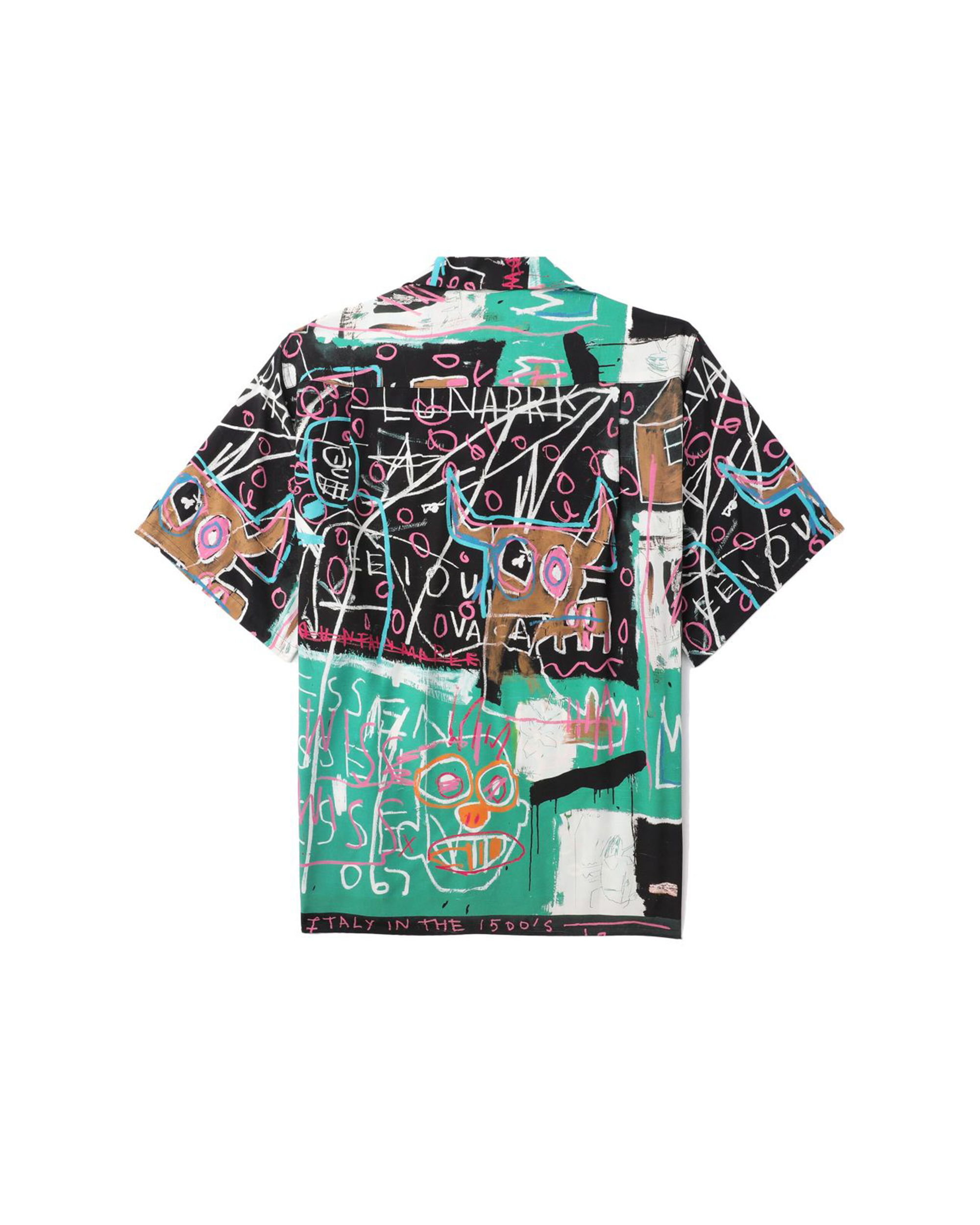 Jean Michel Basquiat S/S Hawaiian Shirt (Type-5) - Multi