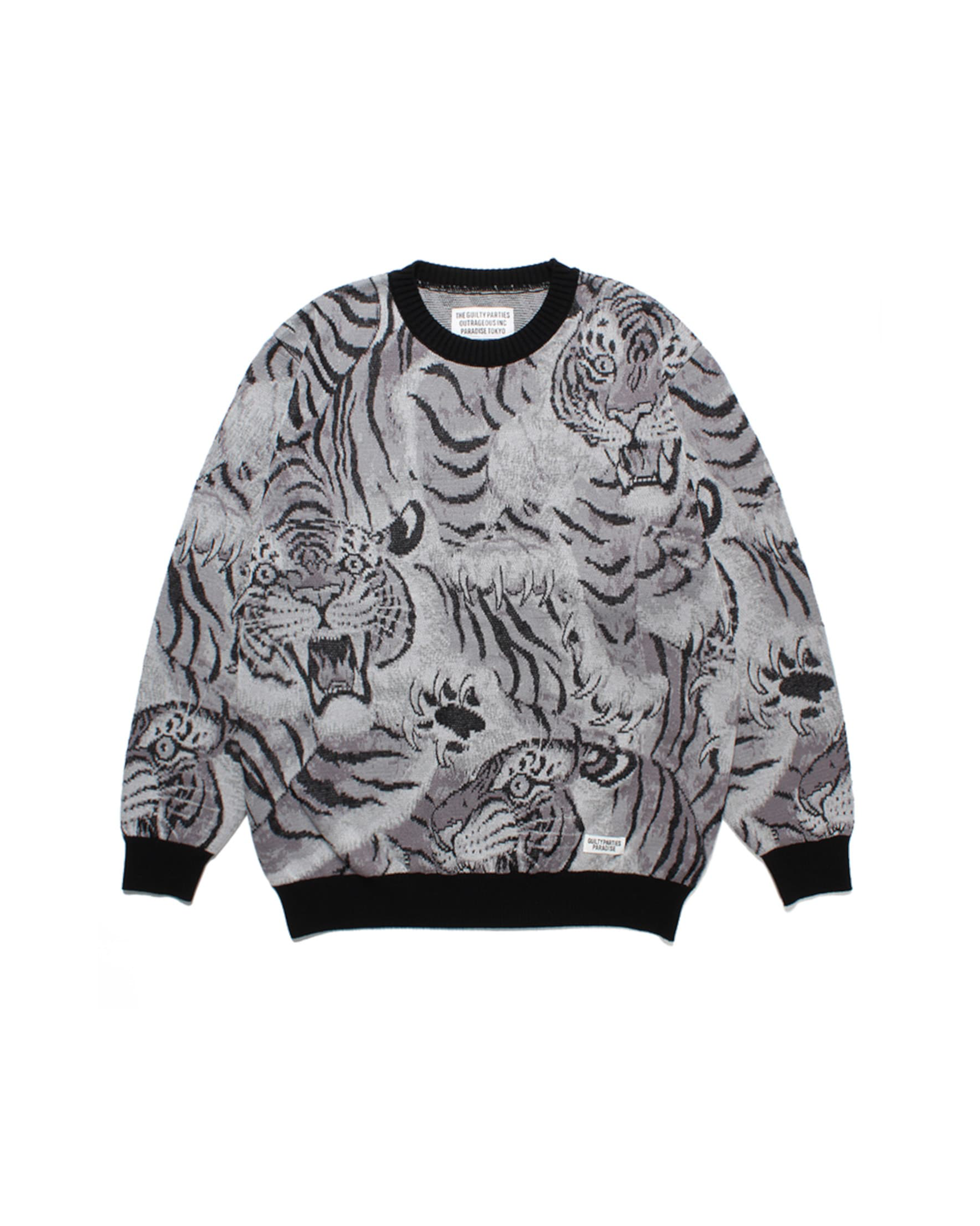Tim Lehi Jacquard Sweater - Grey