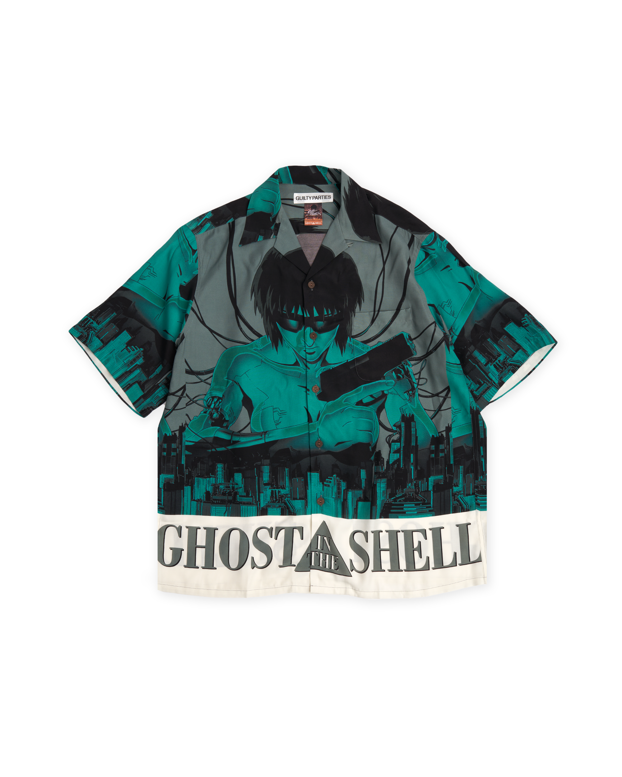 Ghost In The Shell S/S Hawaiian Shirt (Type-2) - Multi