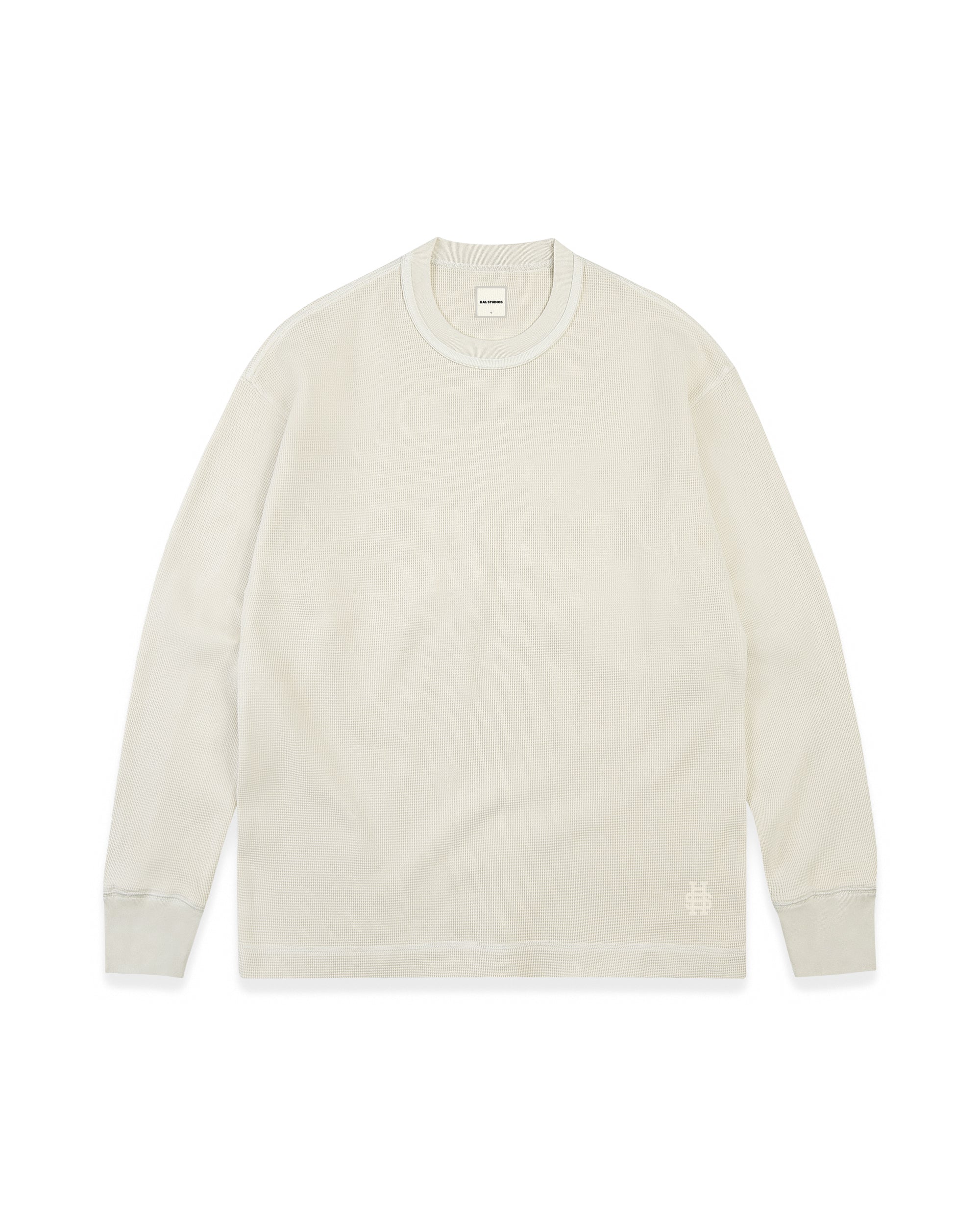 WAFFLE LONGSLEEVE - BONE