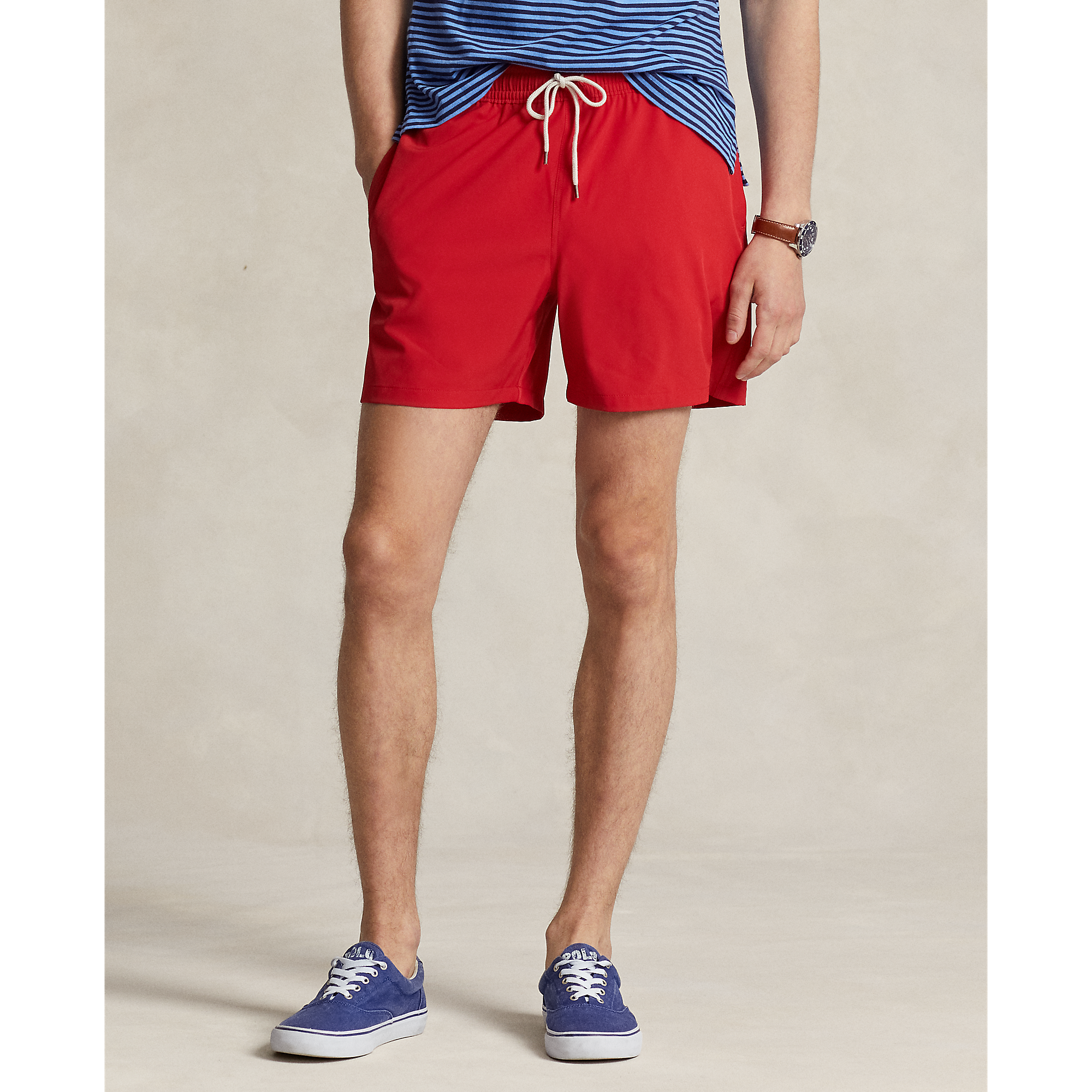 Traveler Swim Shorts - Red