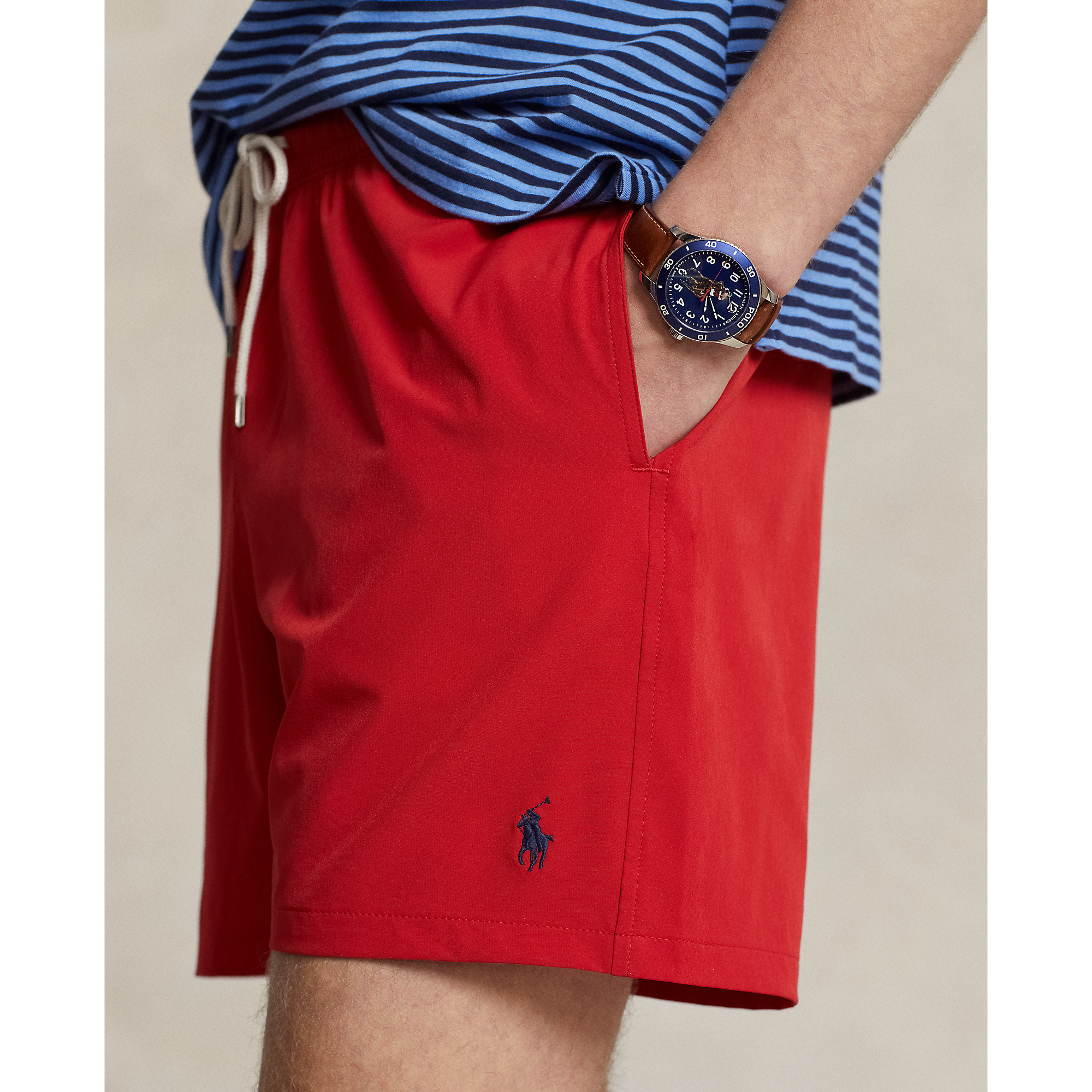 Traveler Swim Shorts - Red