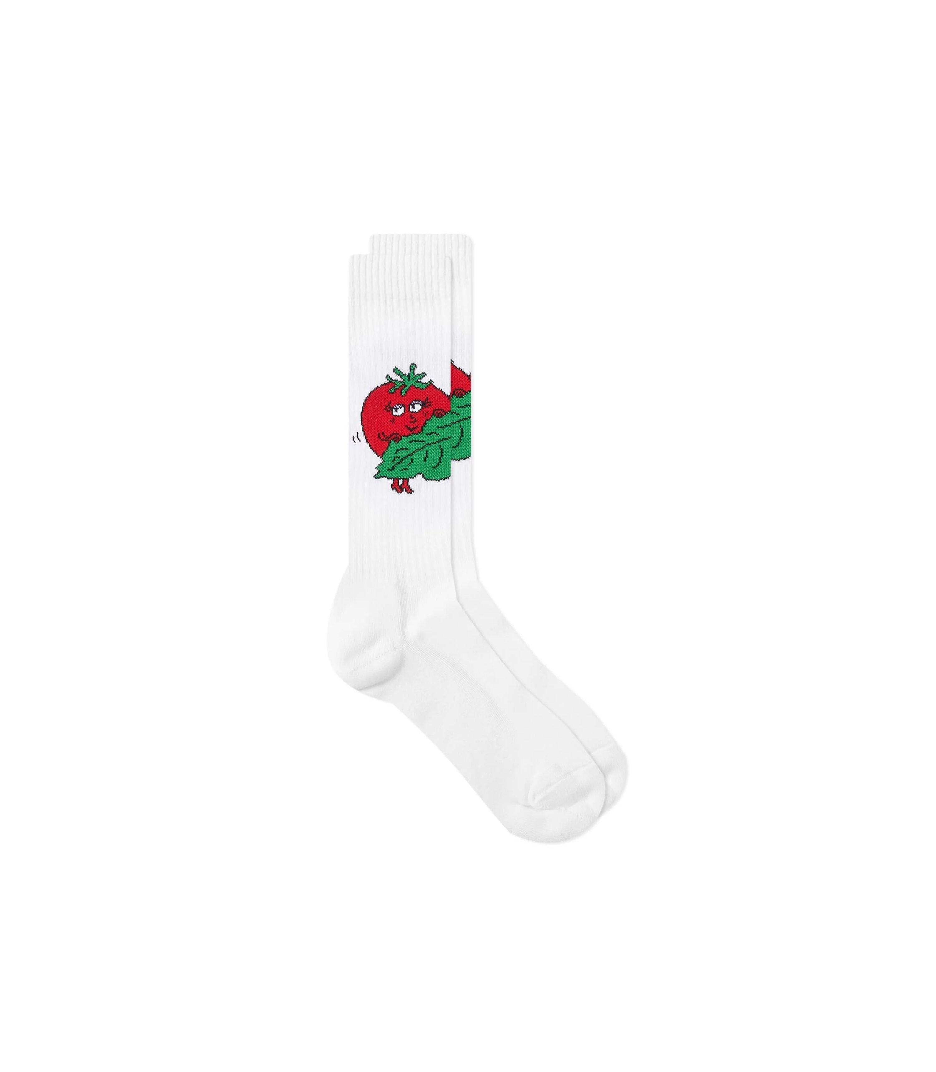 Tomatoes Socks - White