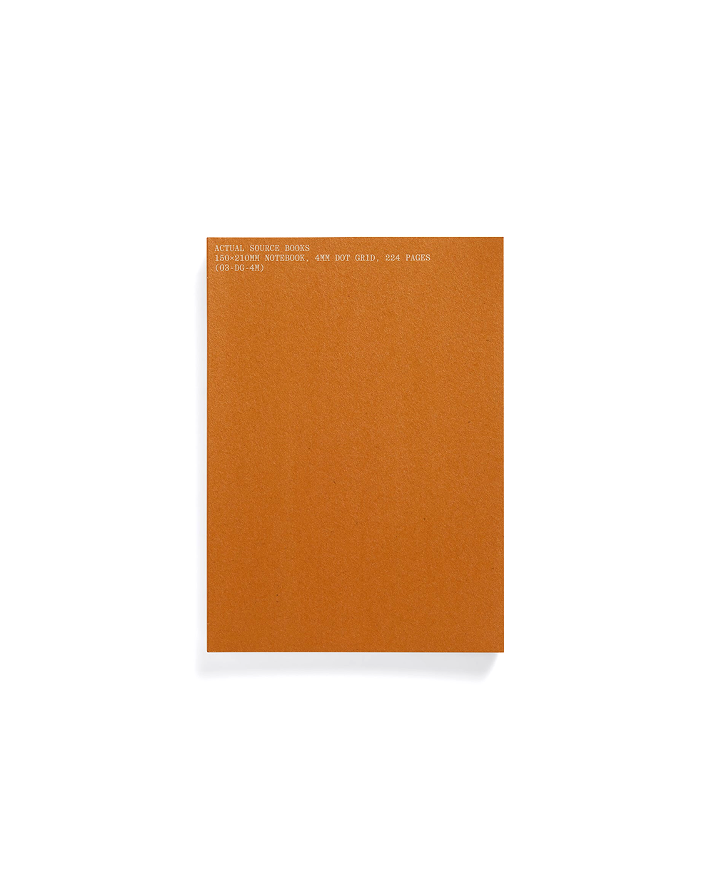 4mm Dot Grid Notebook - Orange