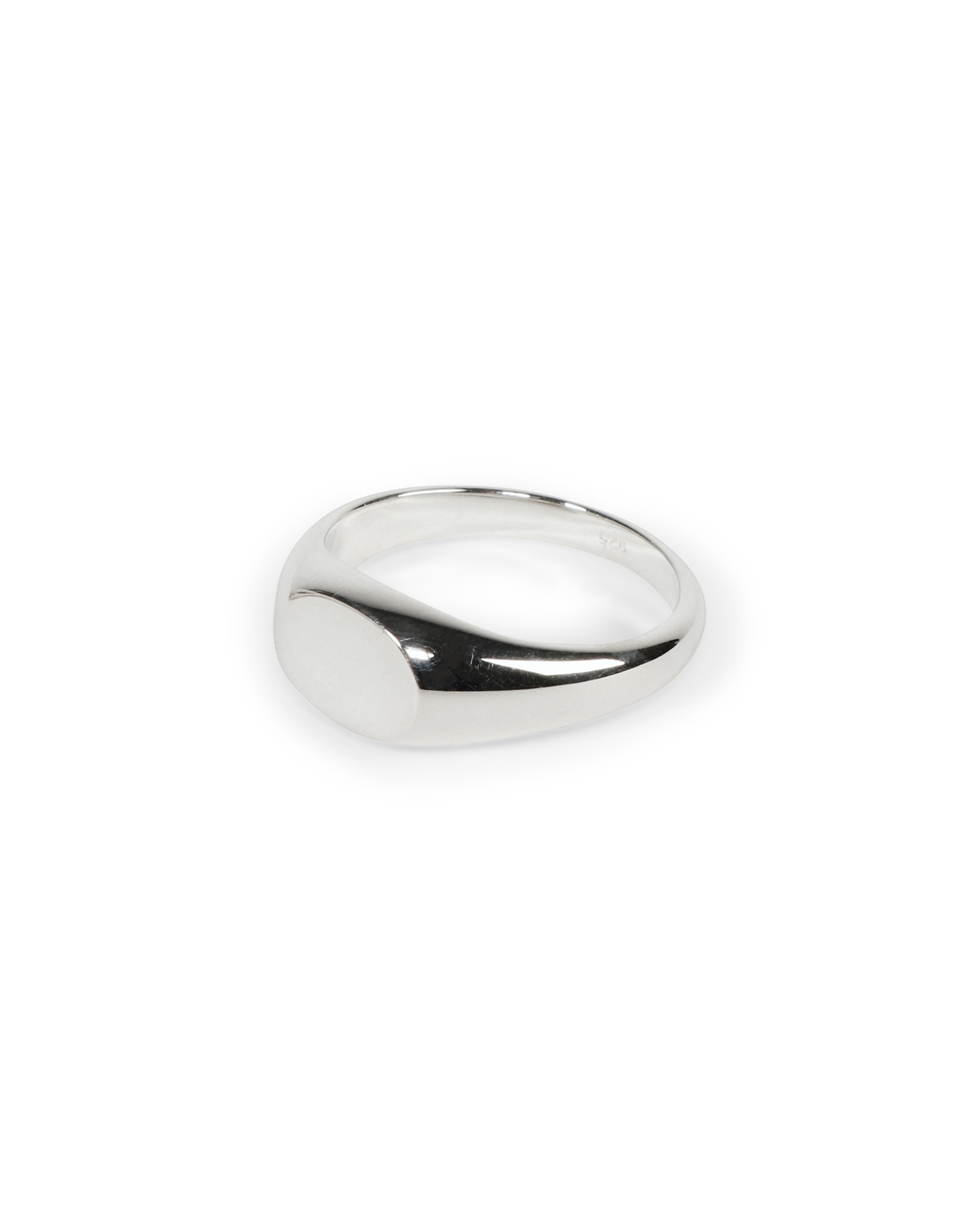 TYPE 001 Classic Signet Ring - 925 Sterling Silver