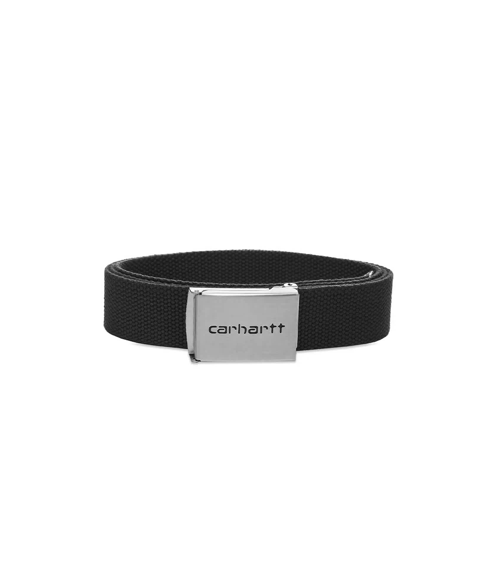 Clip Belt Chrome - Black