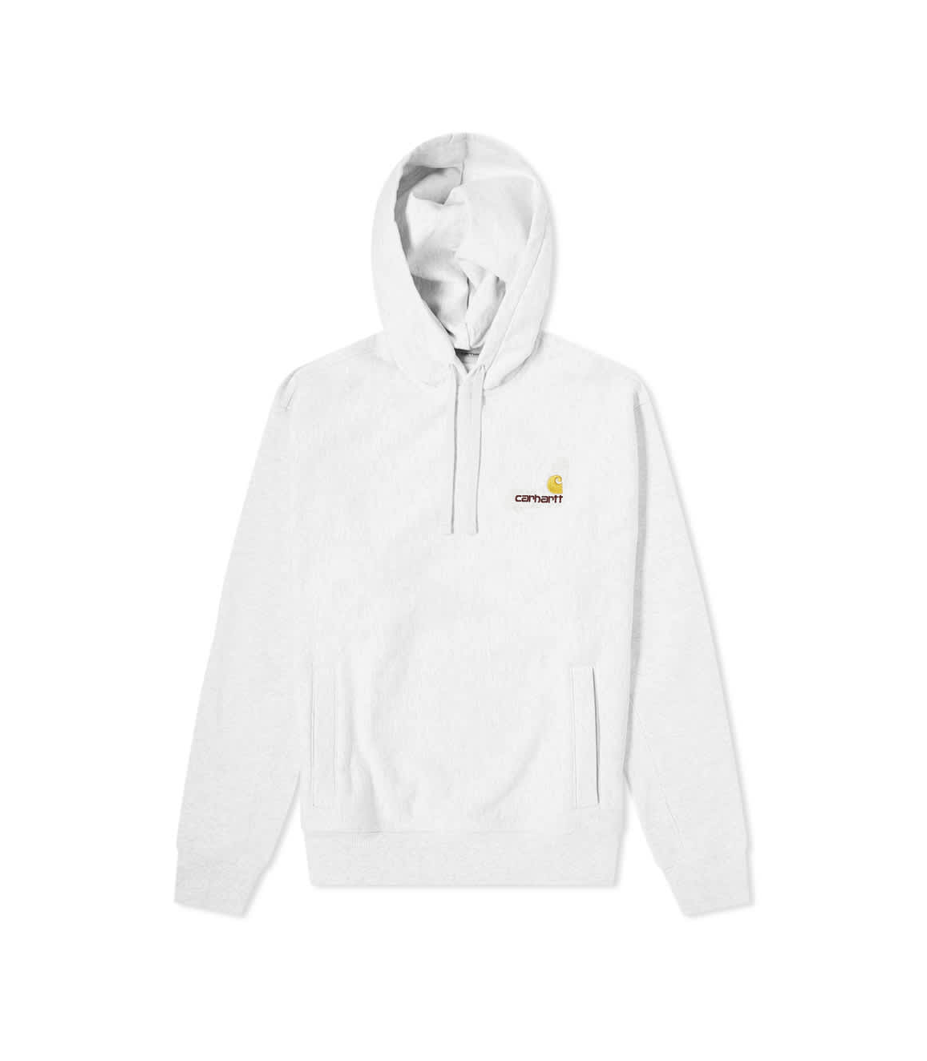 Hooded American Script Sweatshirt - Ash Heather