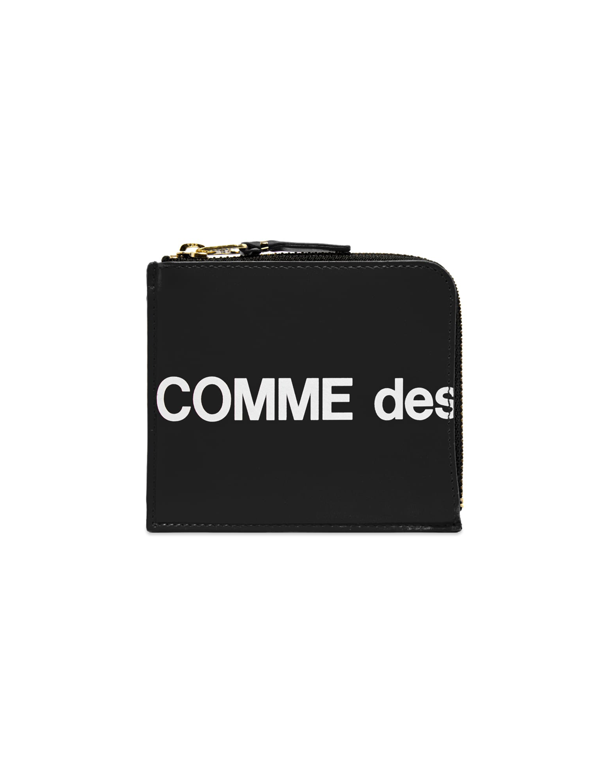 Huge Logo Zip Wallet - Black