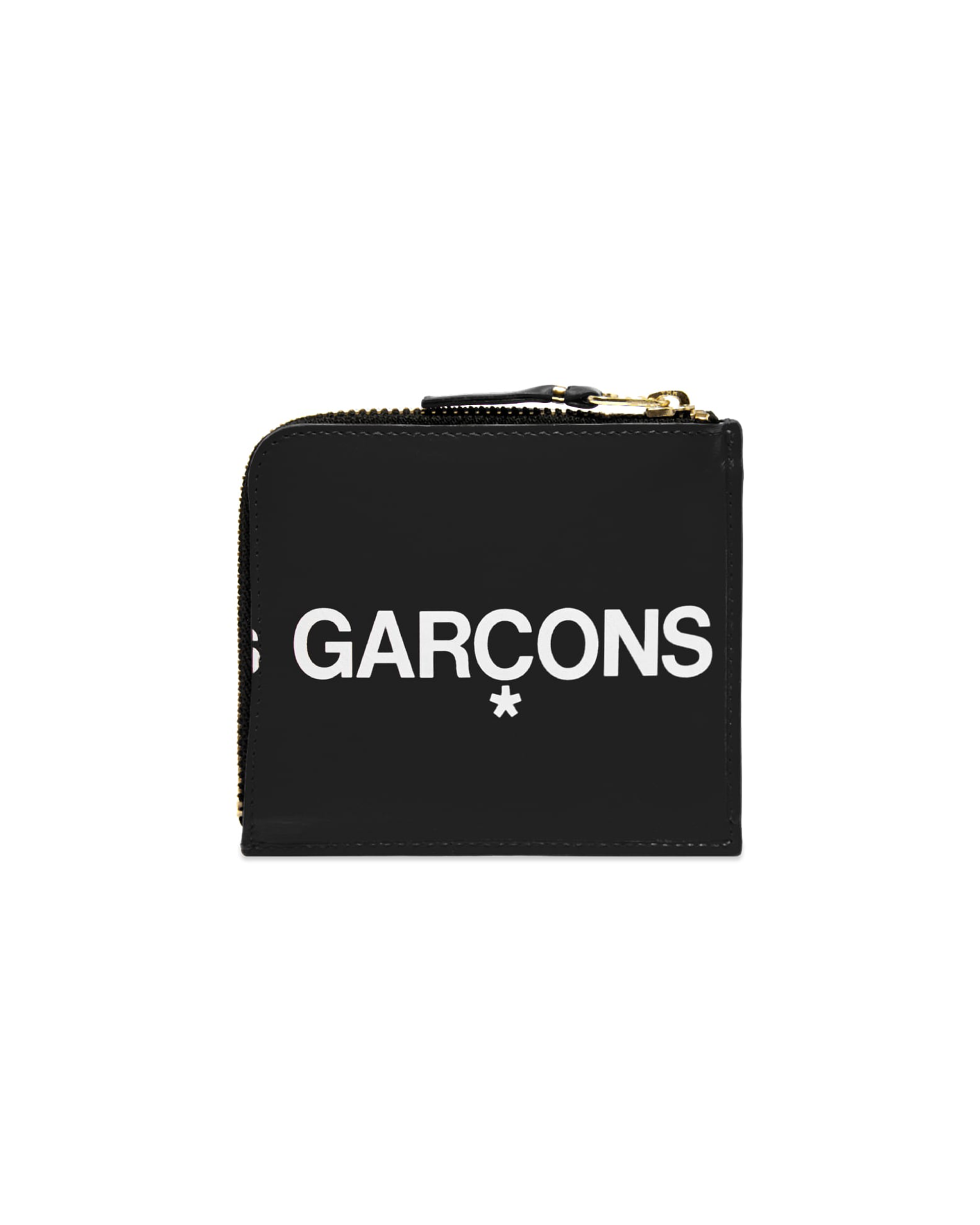 Huge Logo Zip Wallet - Black