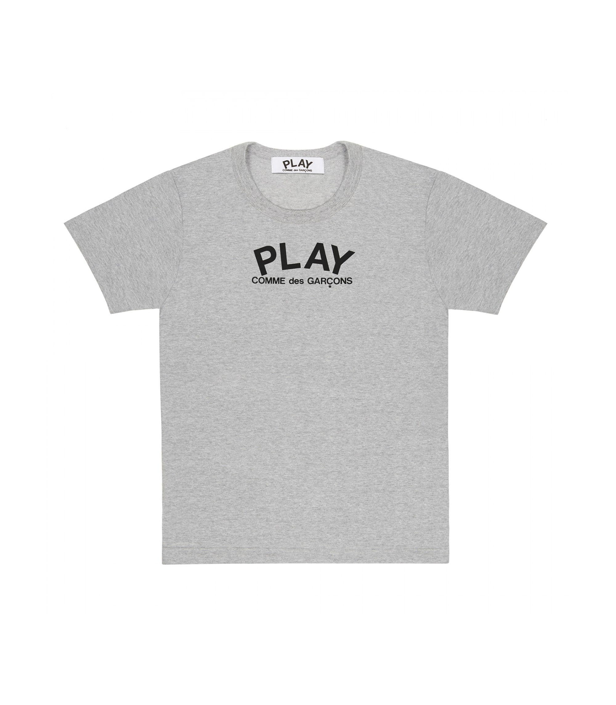 Back Heart Logo T-shirt - Gray / Black