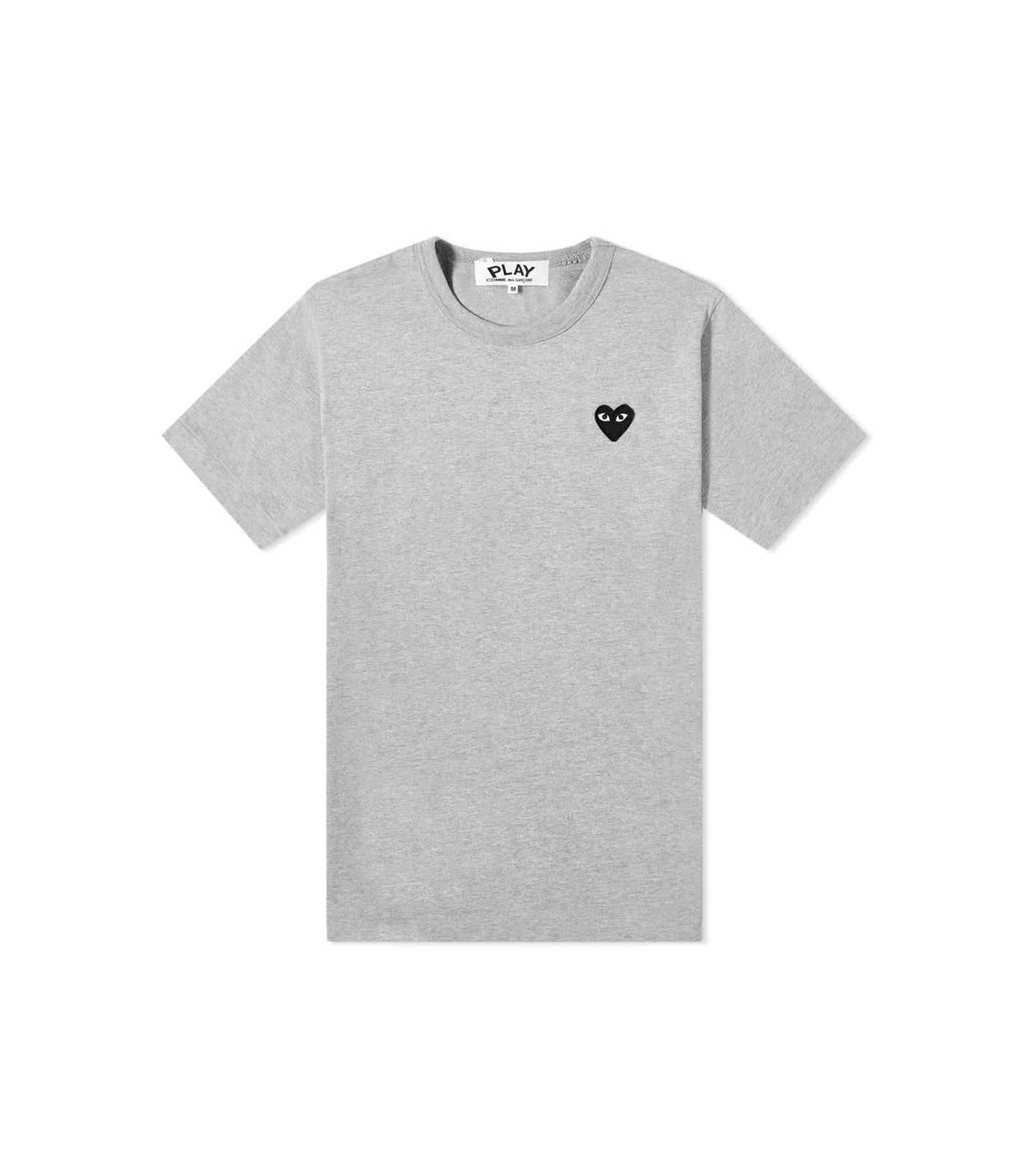 Heart Logo T-Shirt - Gray / Black