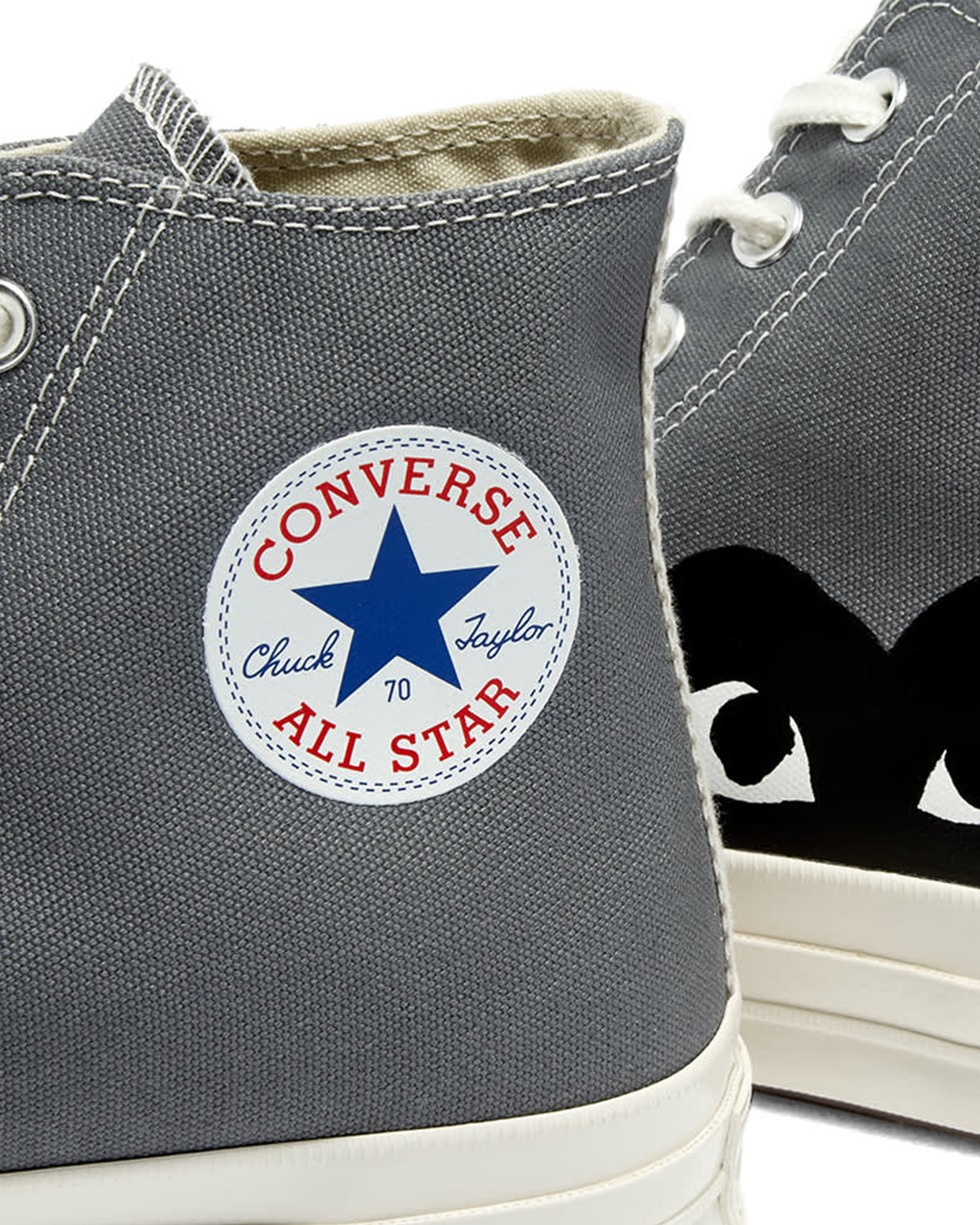 Converse CT70 High Big Heart - Grey / Black