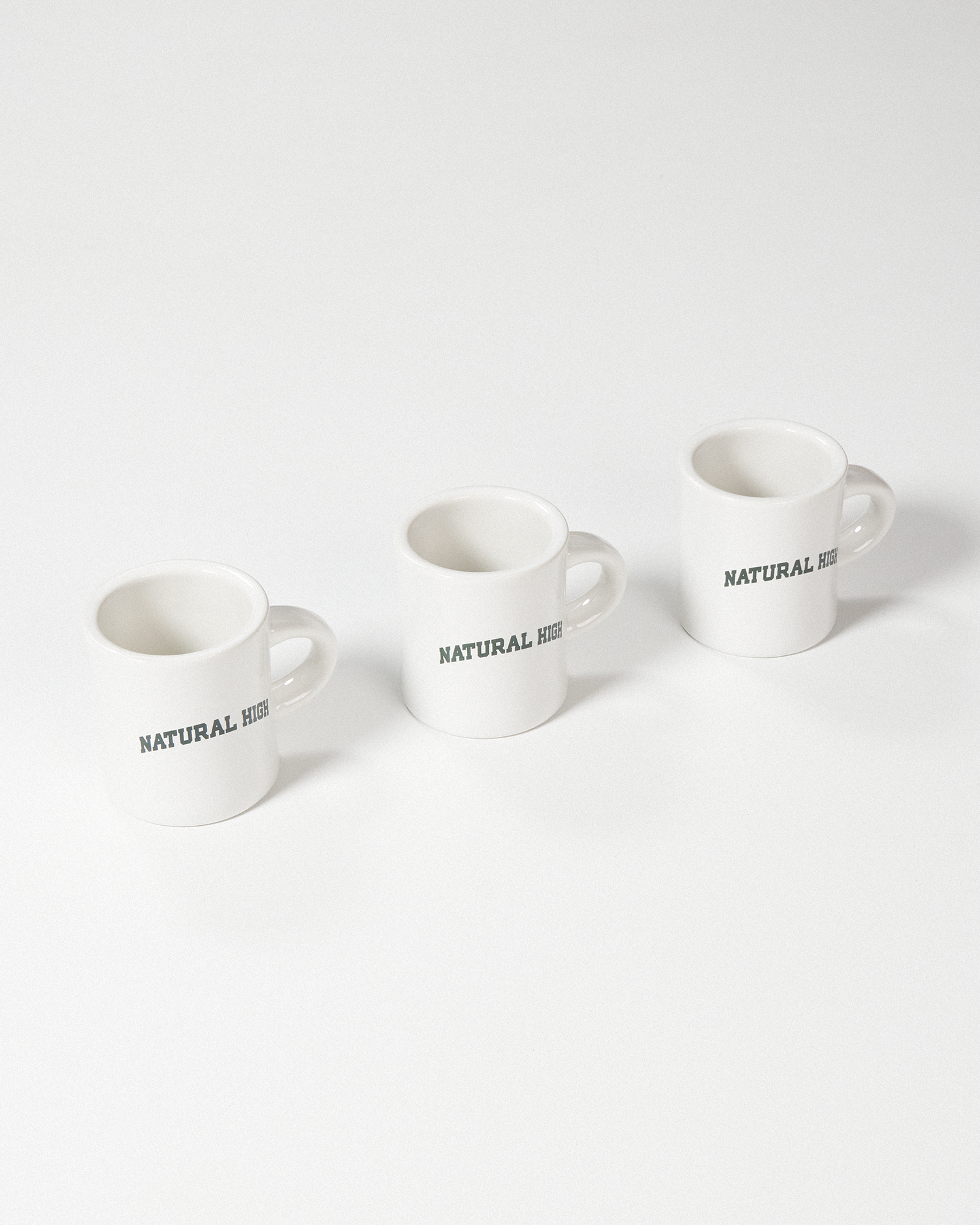 Natural High Mug - White / Green