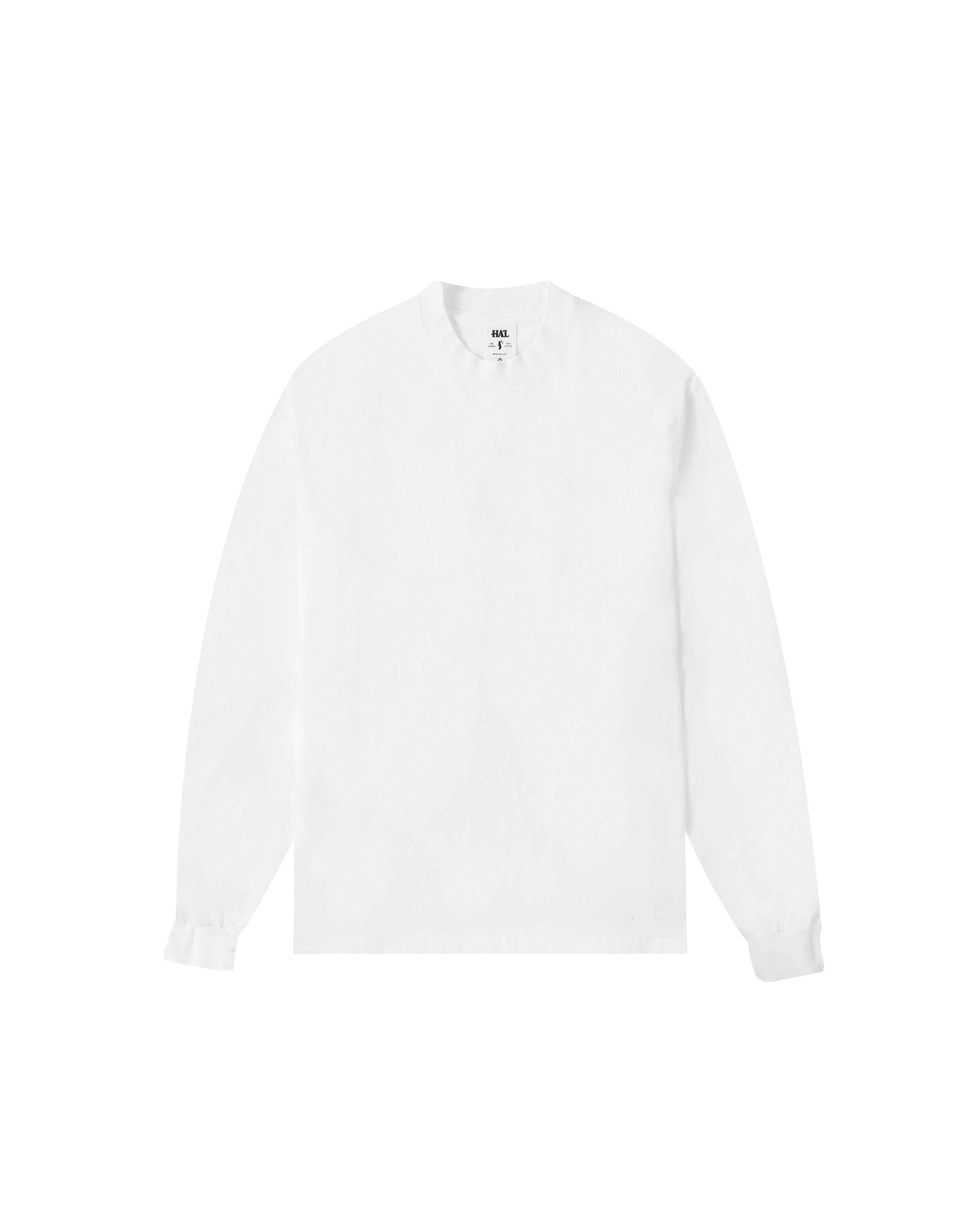 Simple L/S T-shirt - White