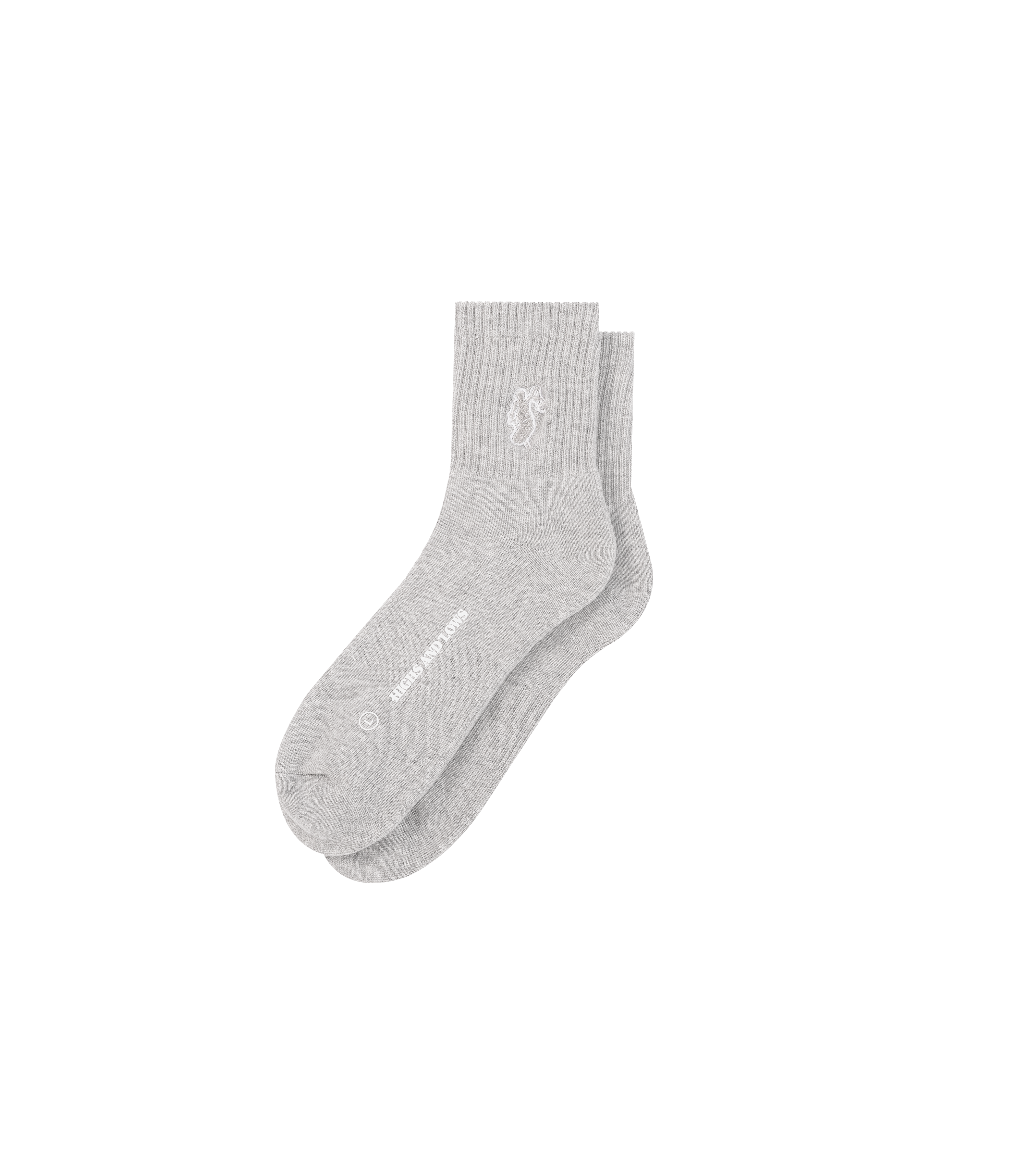 Lady Justice Socks Mid - Grey