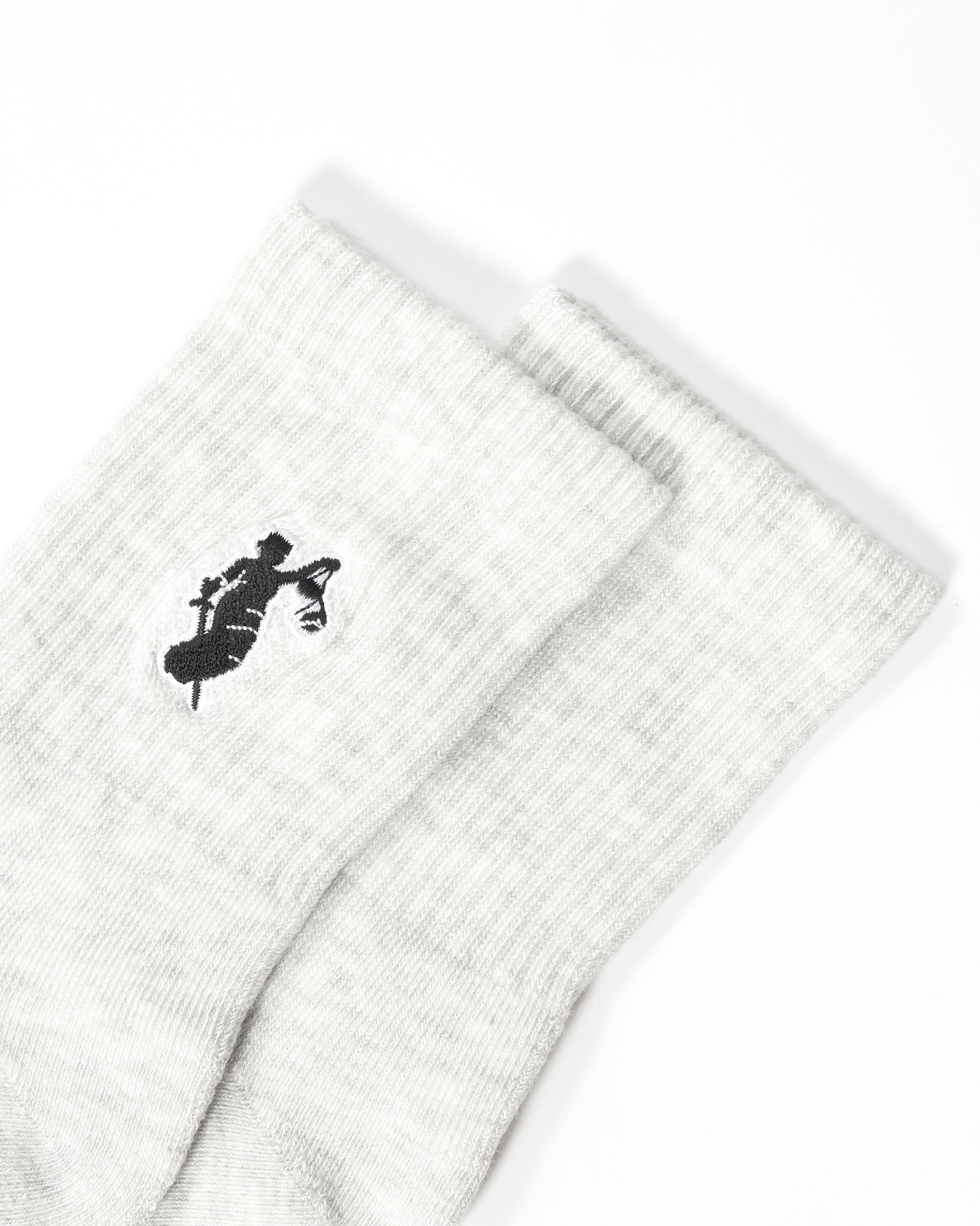 Lady Justice Socks Mid - Gray Marle