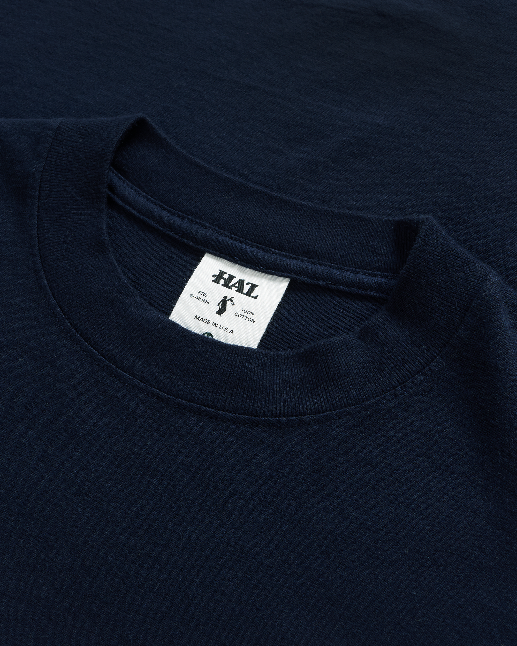 Simple L/S T-shirt - Navy