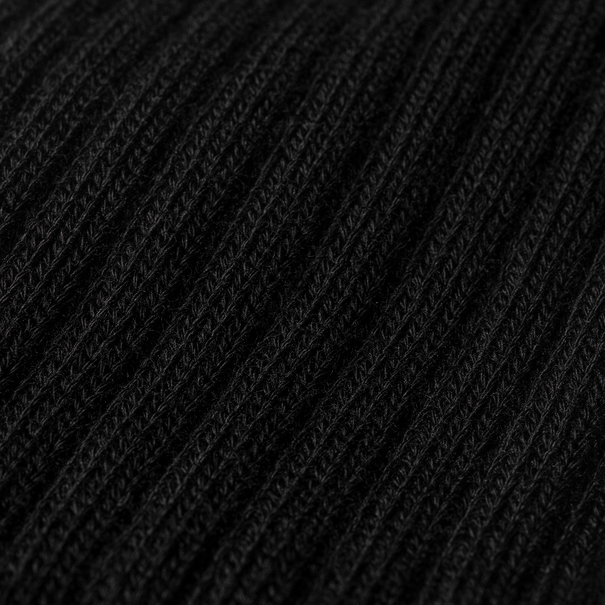 HEAVY GAUGE STUDIO SOCKS - BLACK