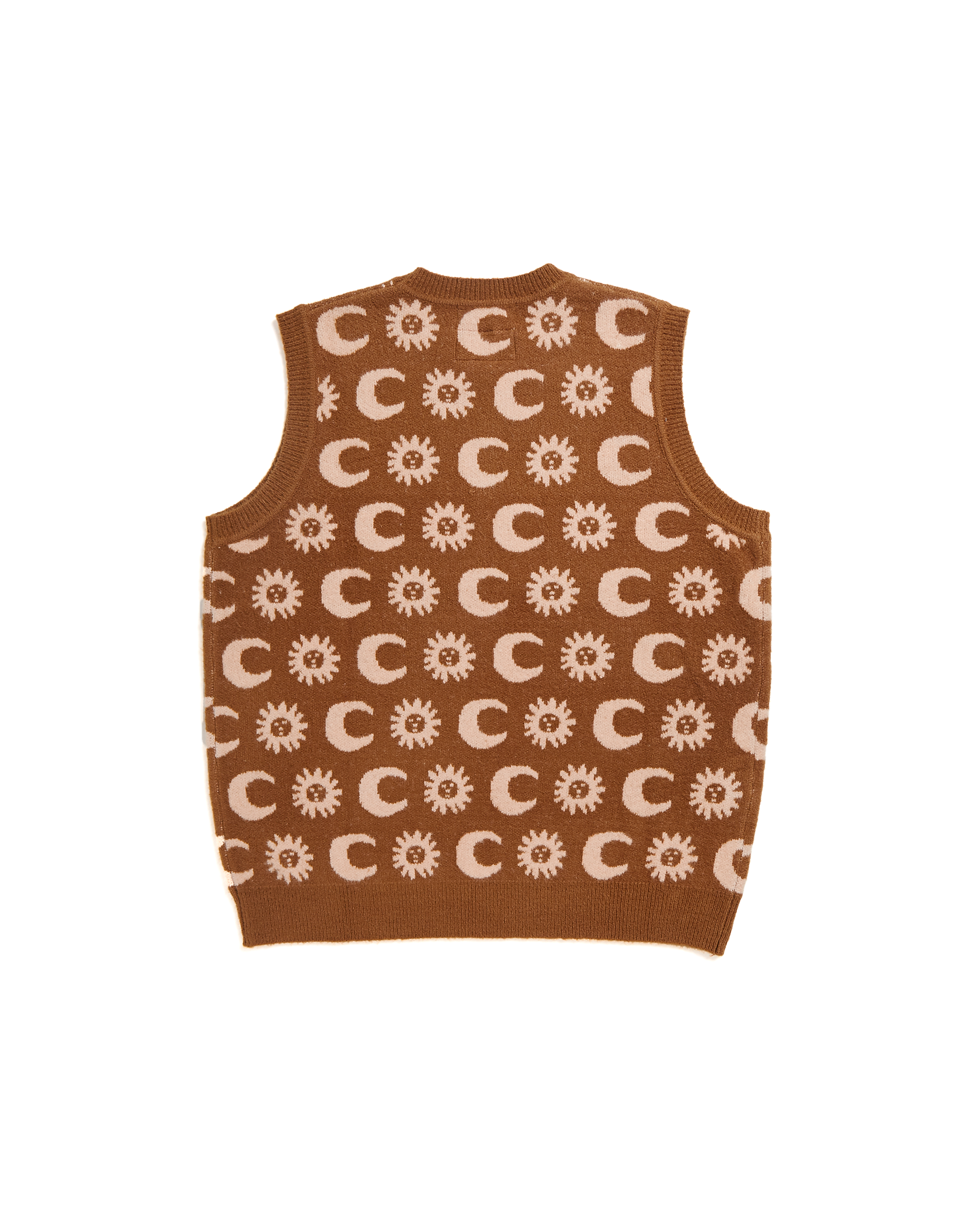 Lunisolar Pullover Vest - Brown / Pink