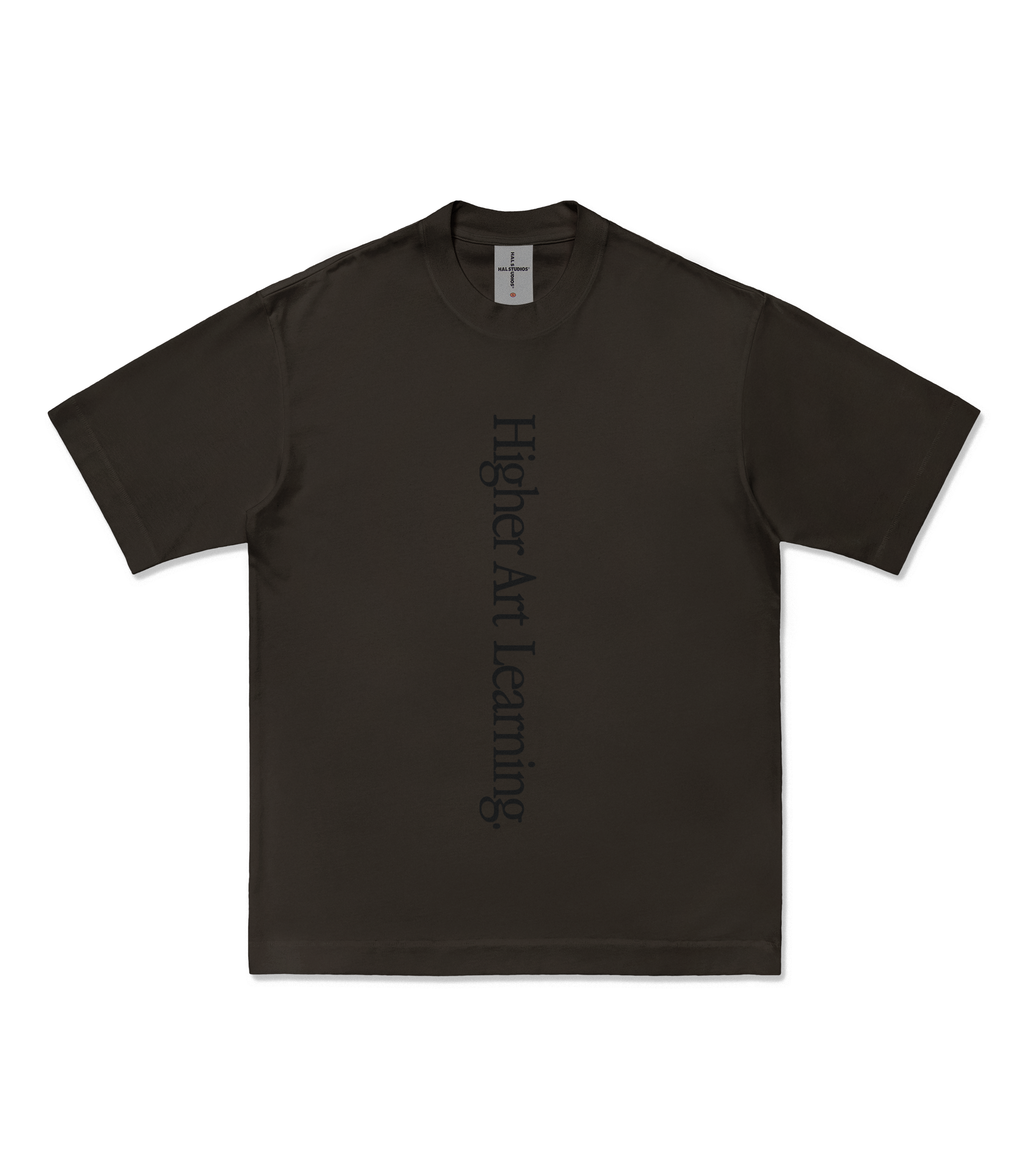 HIGHER ART LEARNING T-SHIRT - COFFEE