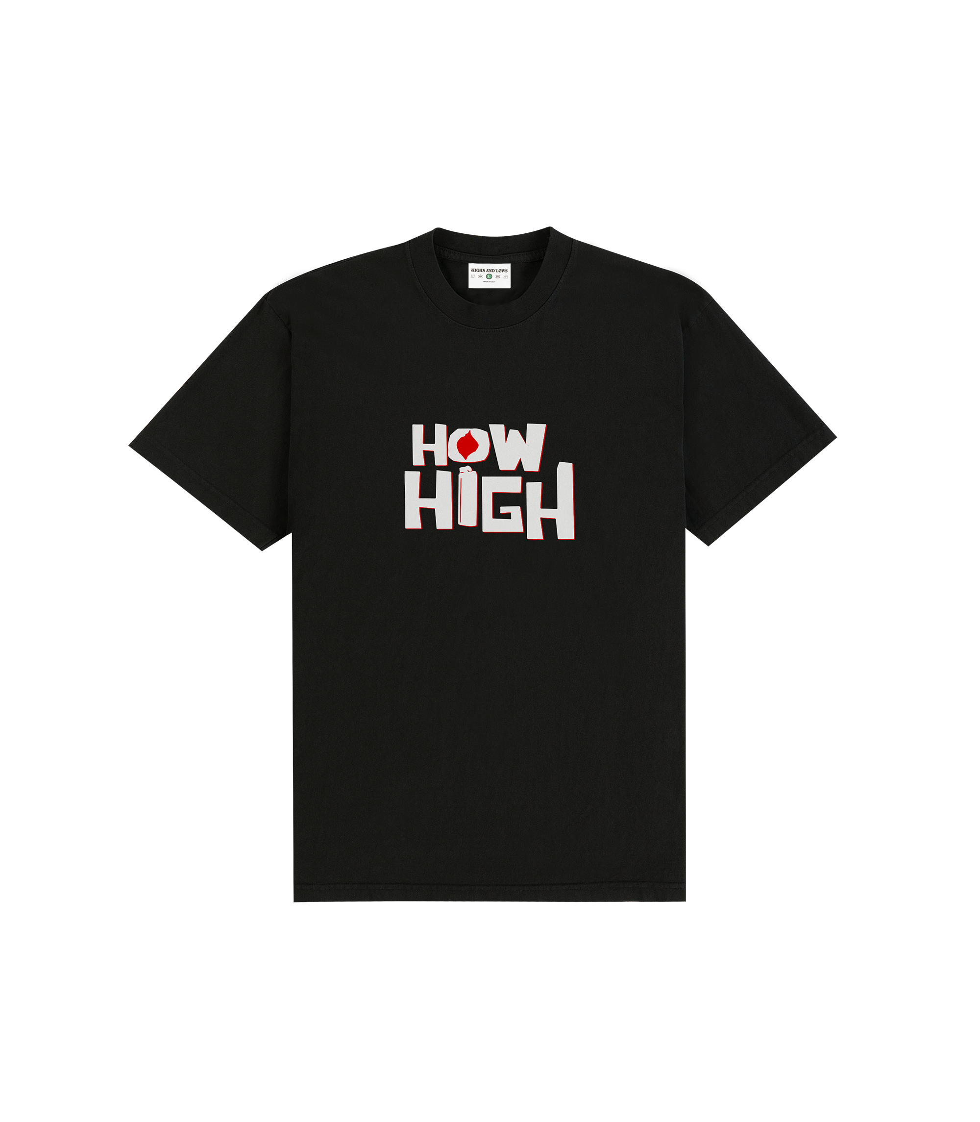 How High T-shirt - Black