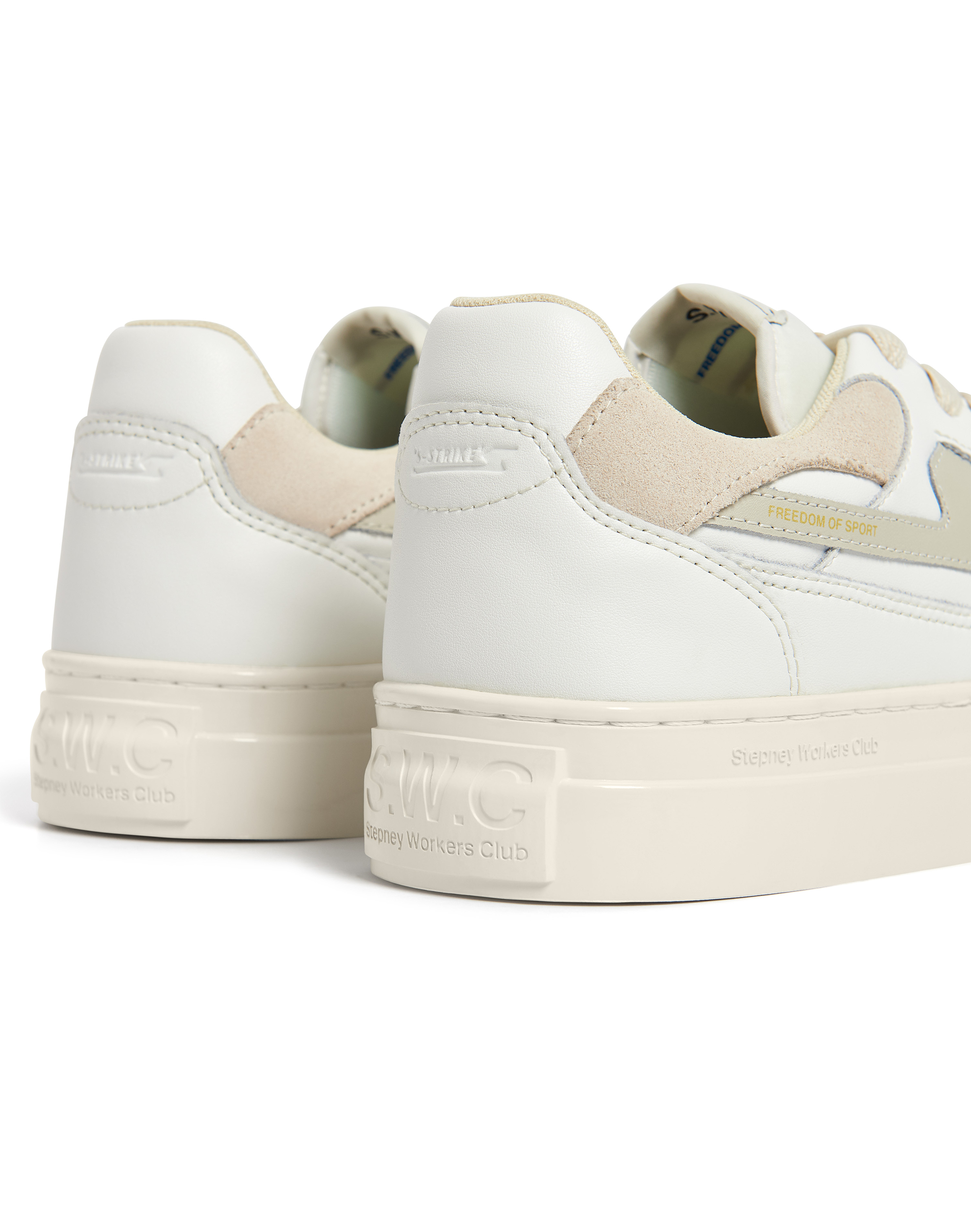 Pearl S-Strike Leather - White / Putty