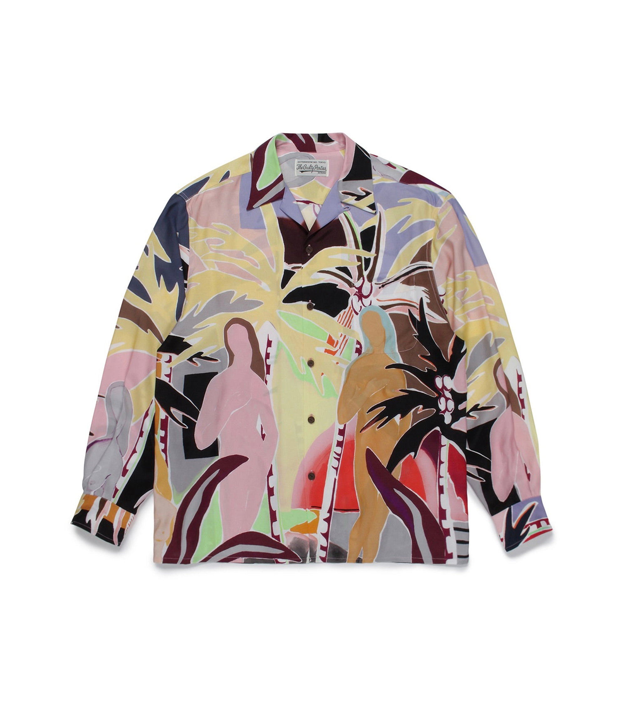 Hawaiian L/S Shirt (Type-4) - Print