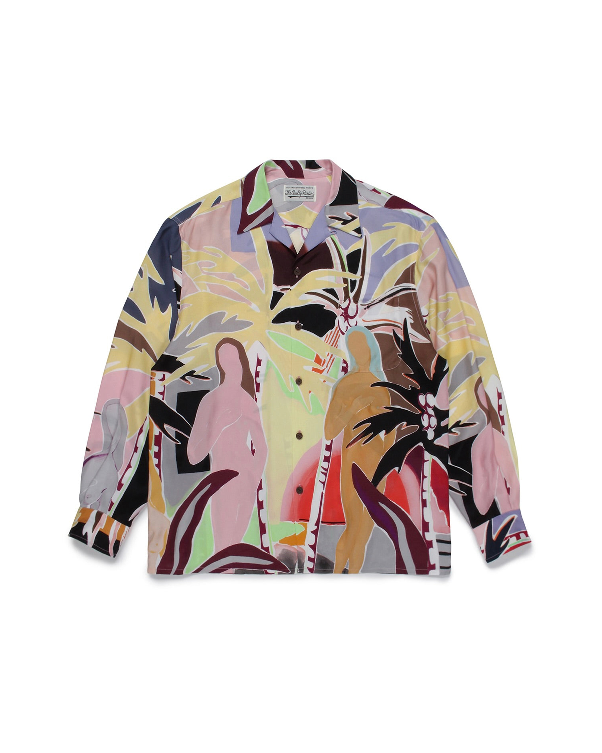 Hawaiian L/S Shirt (Type-4) - Print